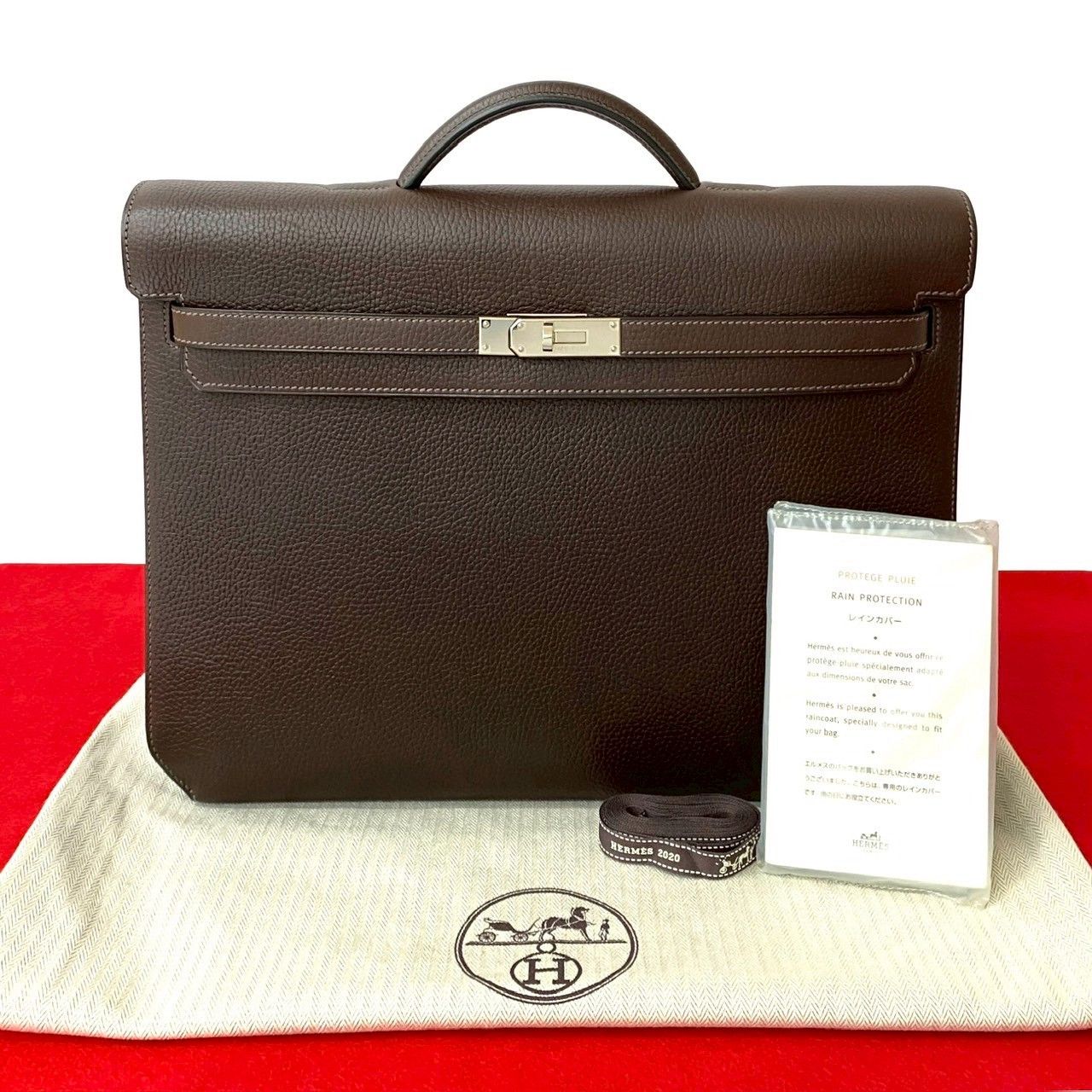 Hermes Hermes Hermes Kelly Depeches Togo Briefcase Leather Business Bag Stamp Z (2021) Size ONE SIZE - 1 Thumbnail
