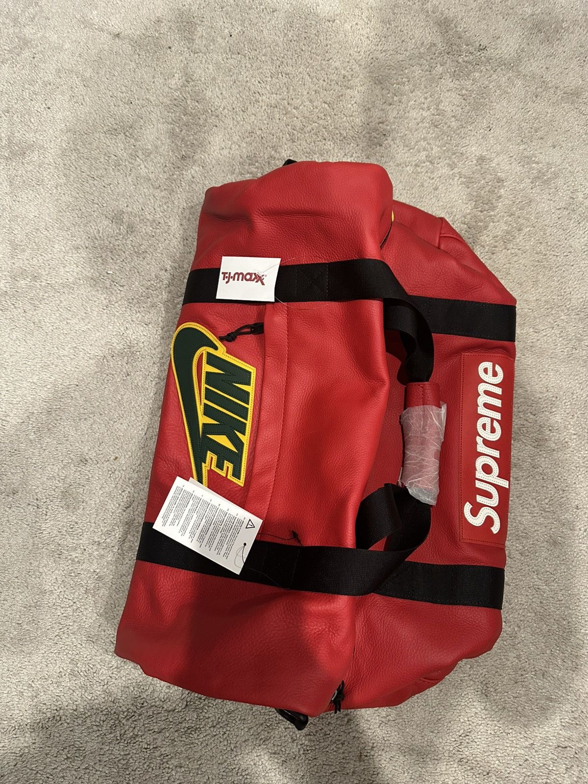 Nike Nike x Supreme leather duffle bag Size ONE SIZE - 1 Thumbnail