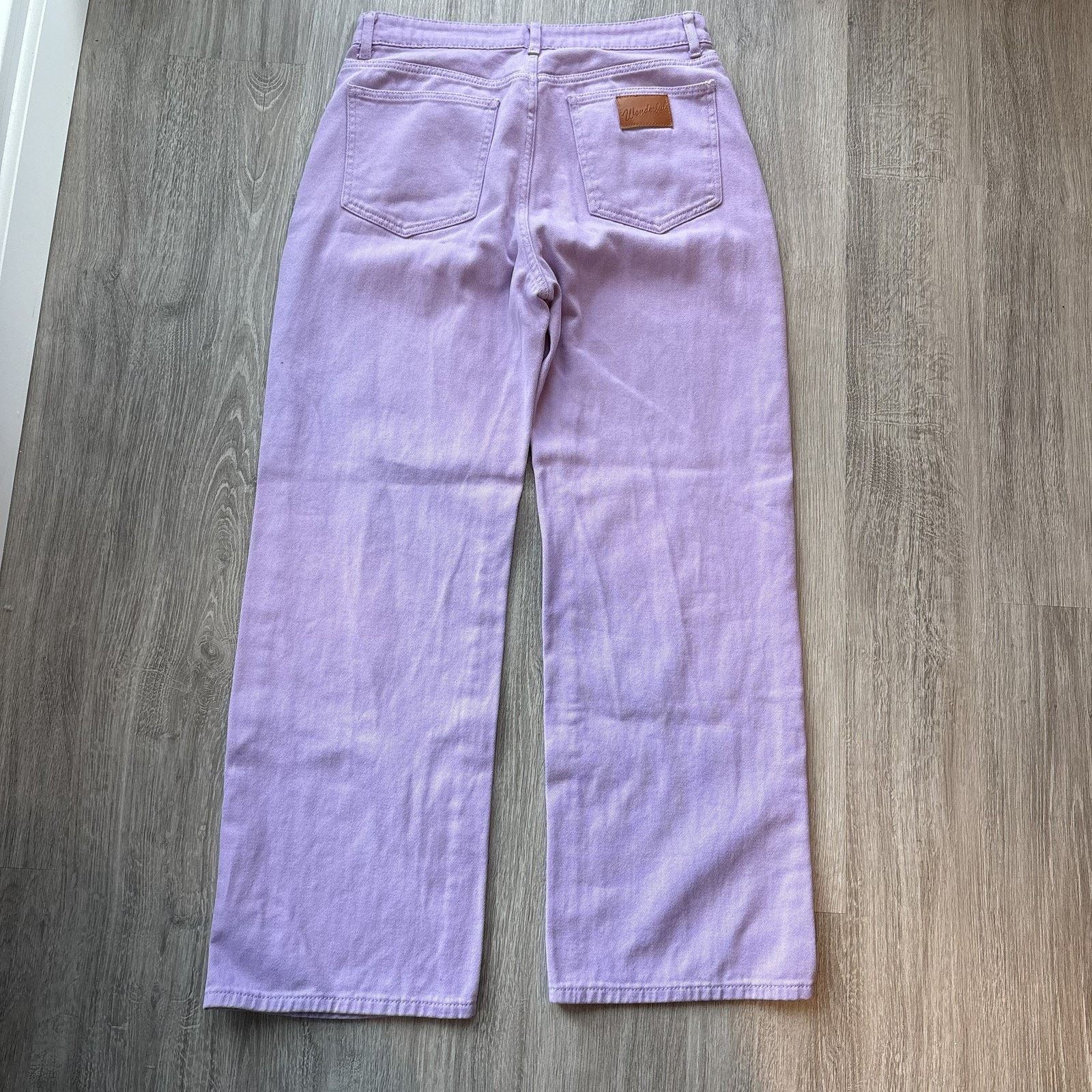 Shein SHEIN Women Purple Wide Leg Jeans High Rise Baggy Y2K Size L Size 40" / US 18 - 5 Thumbnail