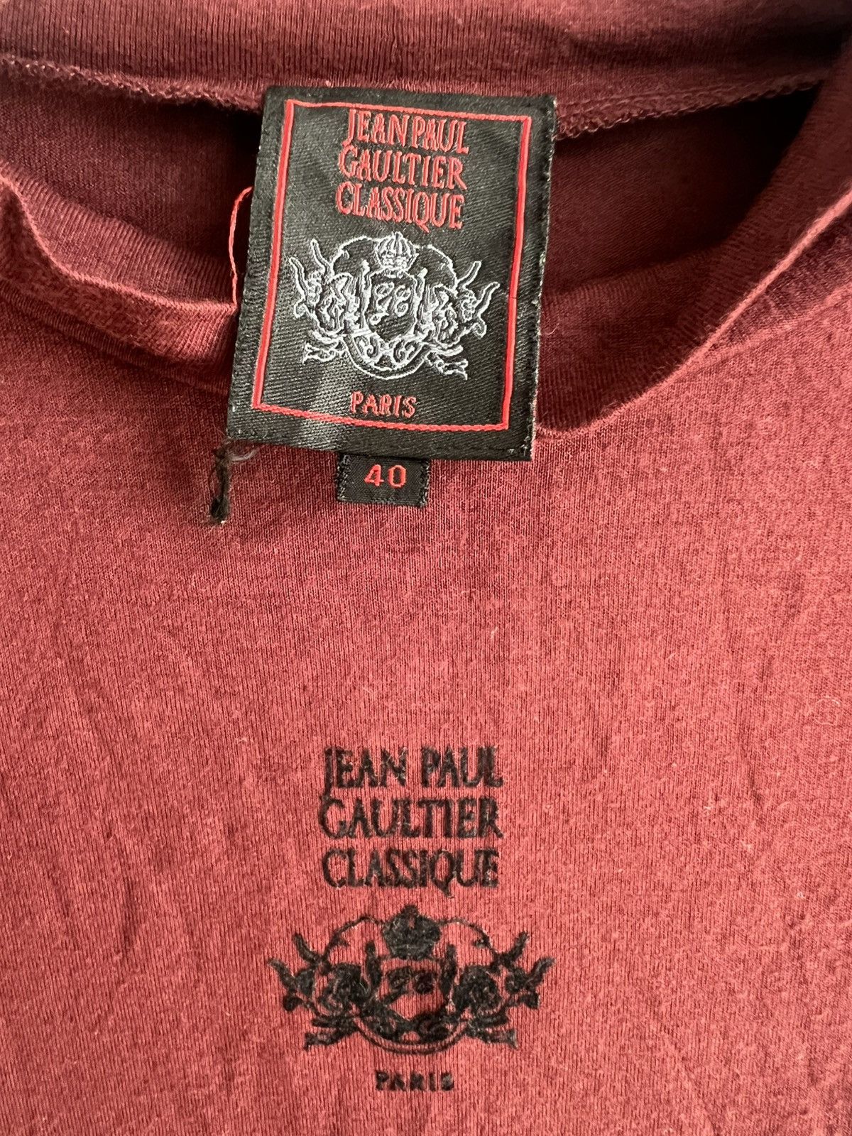Jean Paul Gaultier 90s Jean Paul Gaultier Classique Logo Mesh Rayon Tops Runway Size US S / EU 44-46 / 1 - 6 Thumbnail