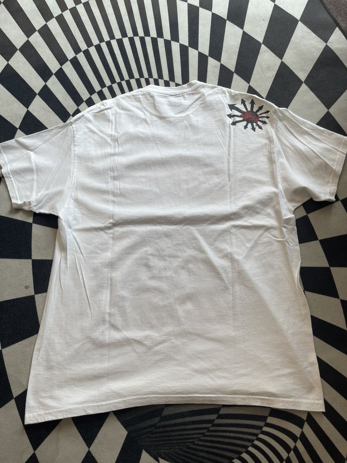 Stussy Stussy Sk8 Heads Skull Graphic Tee White XL Size US XL / EU 56 / 4 - 6 Thumbnail
