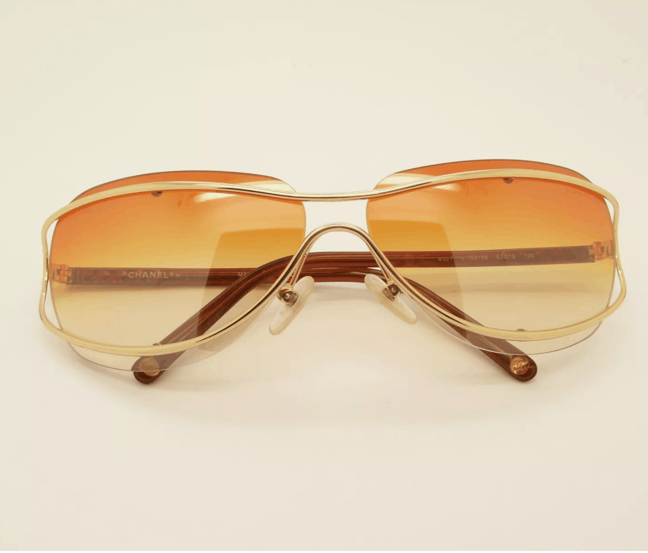 Chanel CHANEL SUNGLASSES 4027 CC Wrap Metal Vintage 4017 Iconic Size ONE SIZE - 2 Thumbnail