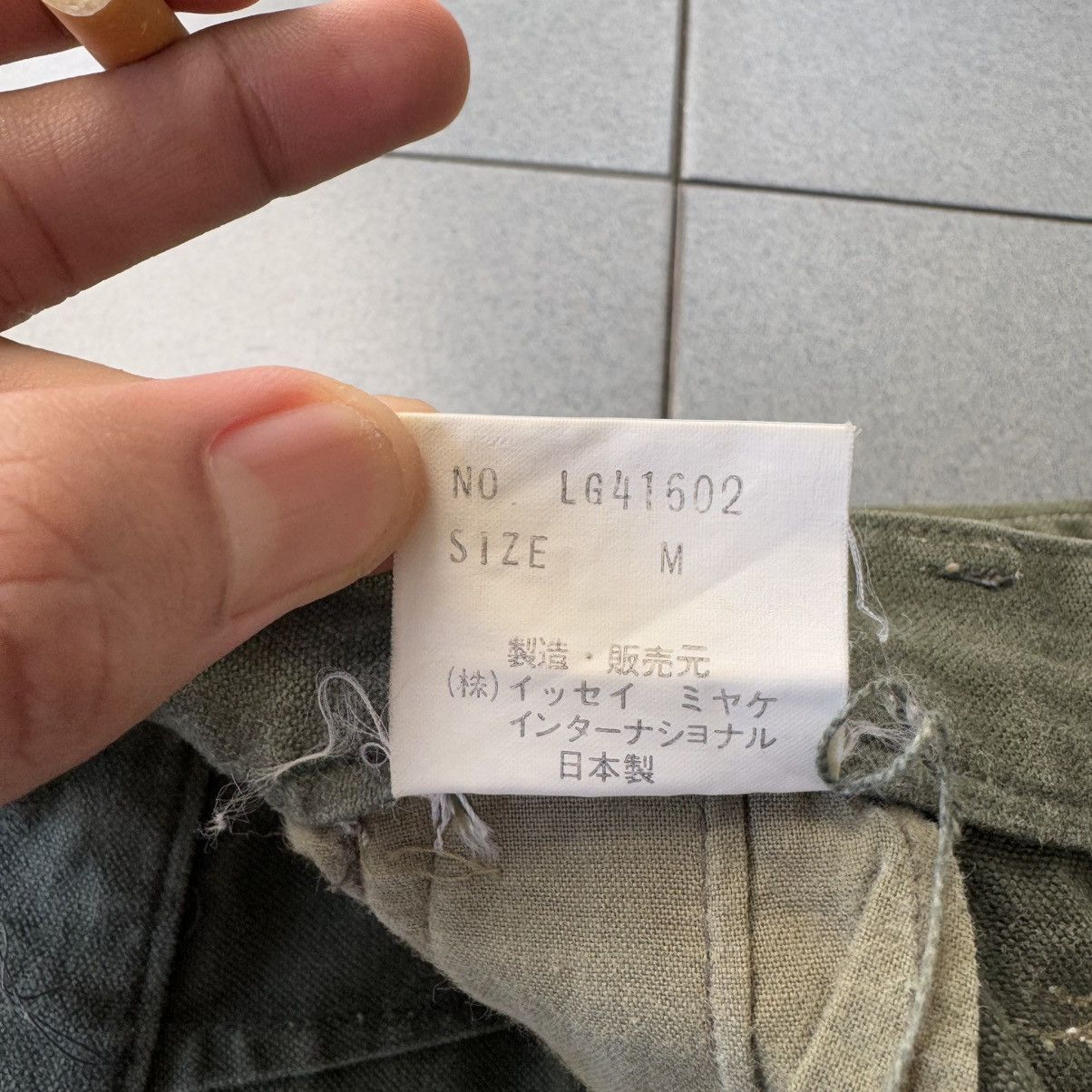 Issey Miyake Vintage 80s Issey Miyake White Stitching Military Trouser Size US 28 / EU 44 - 8 Thumbnail