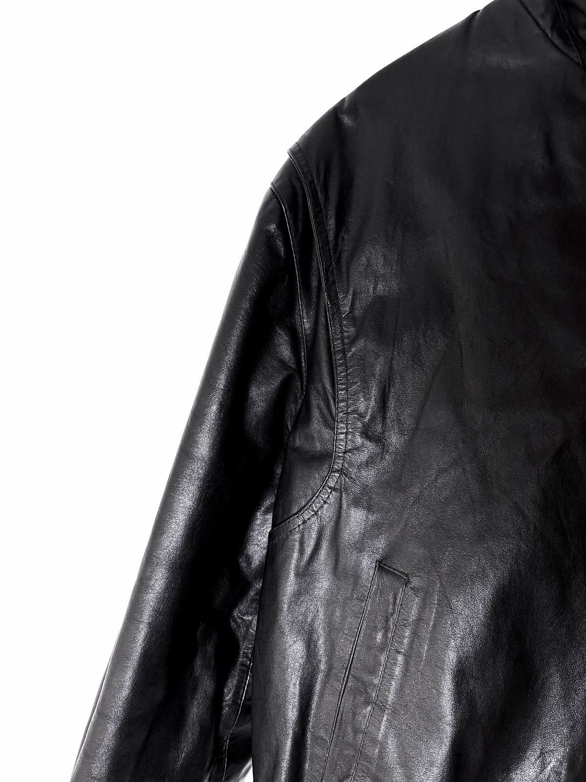 Genuine Leather Midwest Countdown to Zero Black Leather Jacket Size US S / EU 44-46 / 1 - 9 Thumbnail