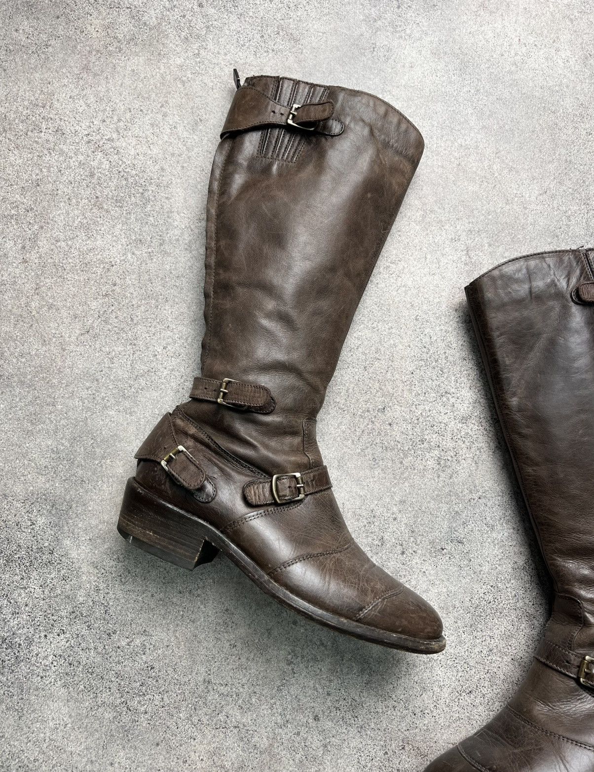 Belstaff Belstaff vintage biker high knee belted boots Size US 8 / IT 38 - 2 Thumbnail