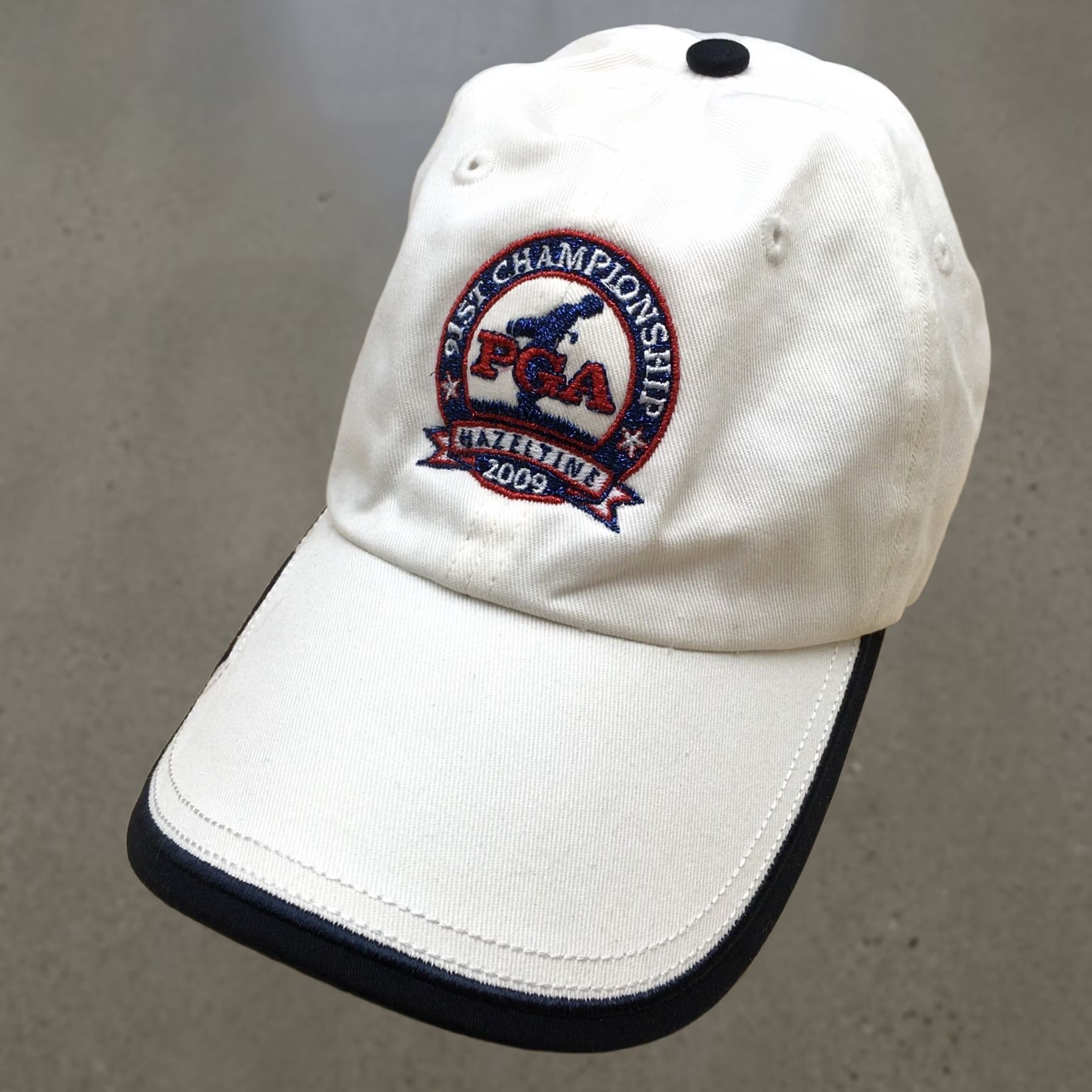 Logo 7 PGA Hazeltine 2009 Baseball Cap Hat Womens One Size White Logo - 91st Championship, Kate Lord, Vintage? No, 100s of items Size ONE SIZE - 1 Thumbnail