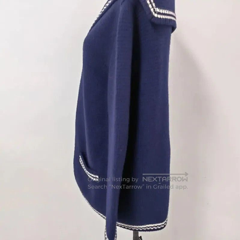 Miu Miu Miu Miu Navy Wool Cardigan for Women . Size L / US 10 / IT 46 - 3 Thumbnail