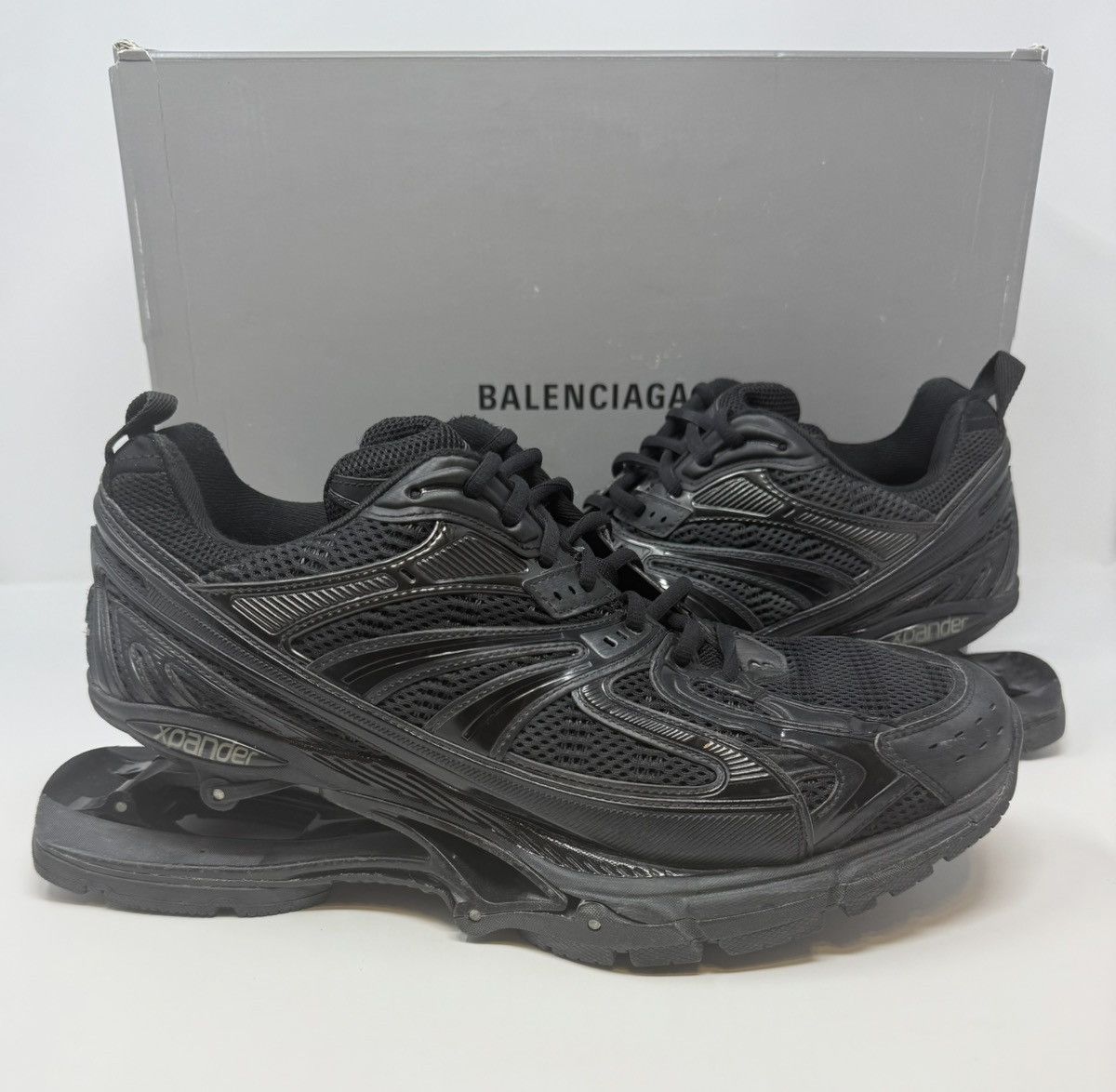 Balenciaga Balenciaga X-Pander Sneaker Black Size US 12 / EU 45 - 1 Thumbnail