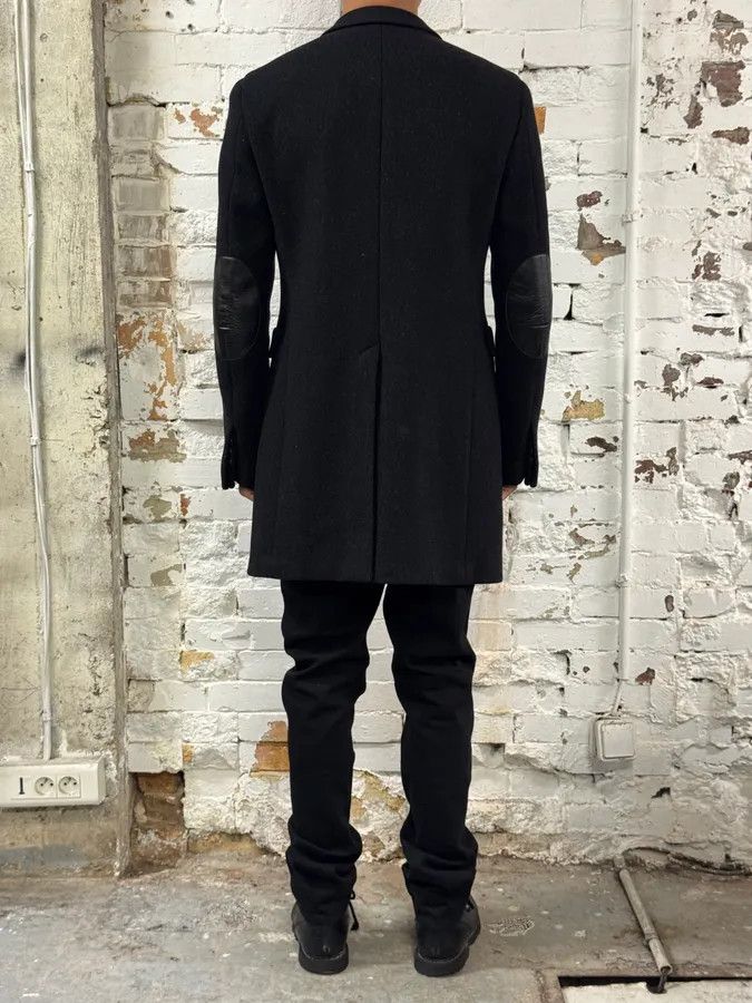 Prada FW2002 Prada Dark Obscure Grey Wool Trench Coat Size US M / EU 48-50 / 2 - 3 Thumbnail