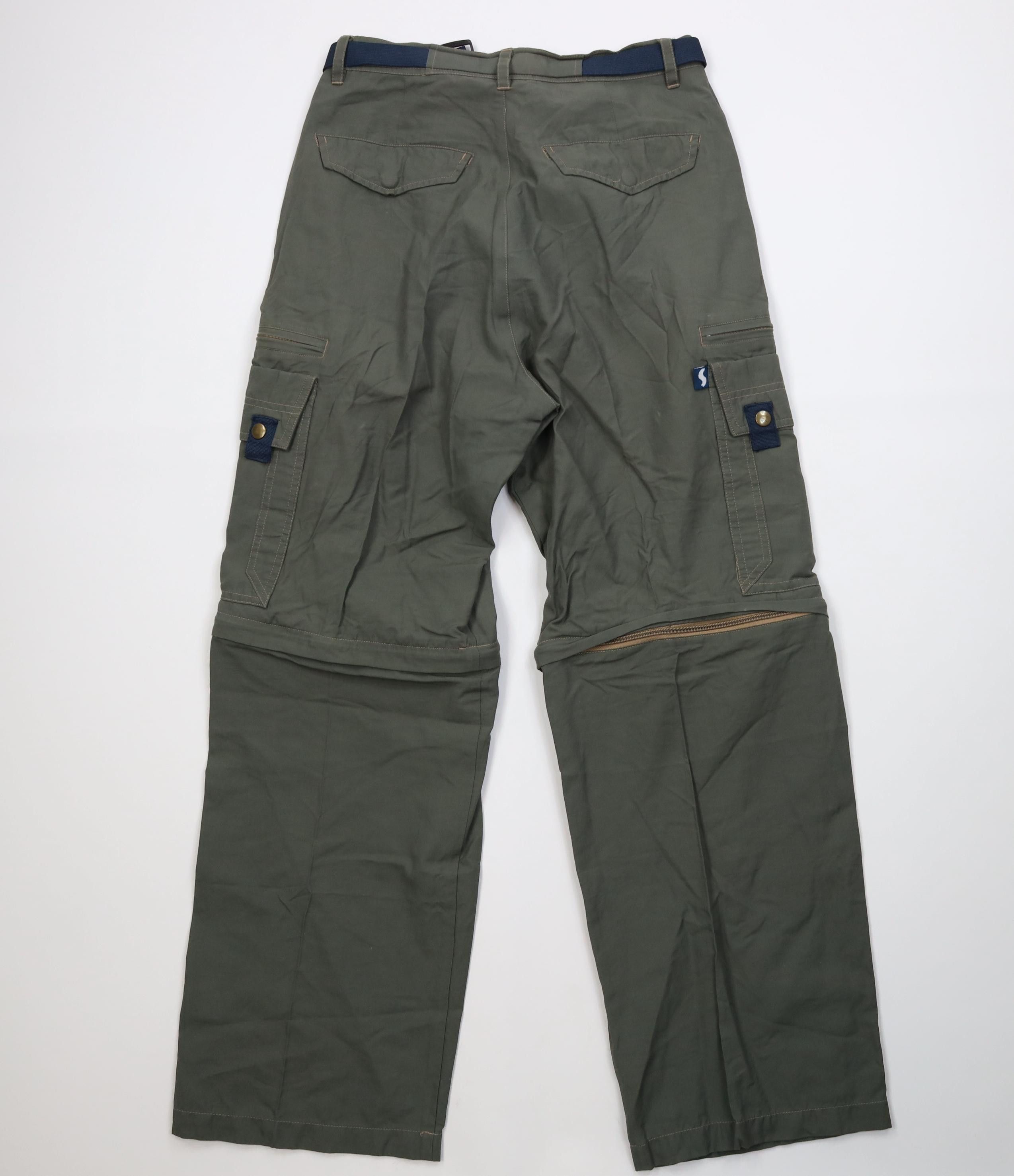 Vintage Vintage 90s Y2K Streetwear Convertible Wide Leg Cargo Pants Size US 30 / EU 46 - 10 Thumbnail