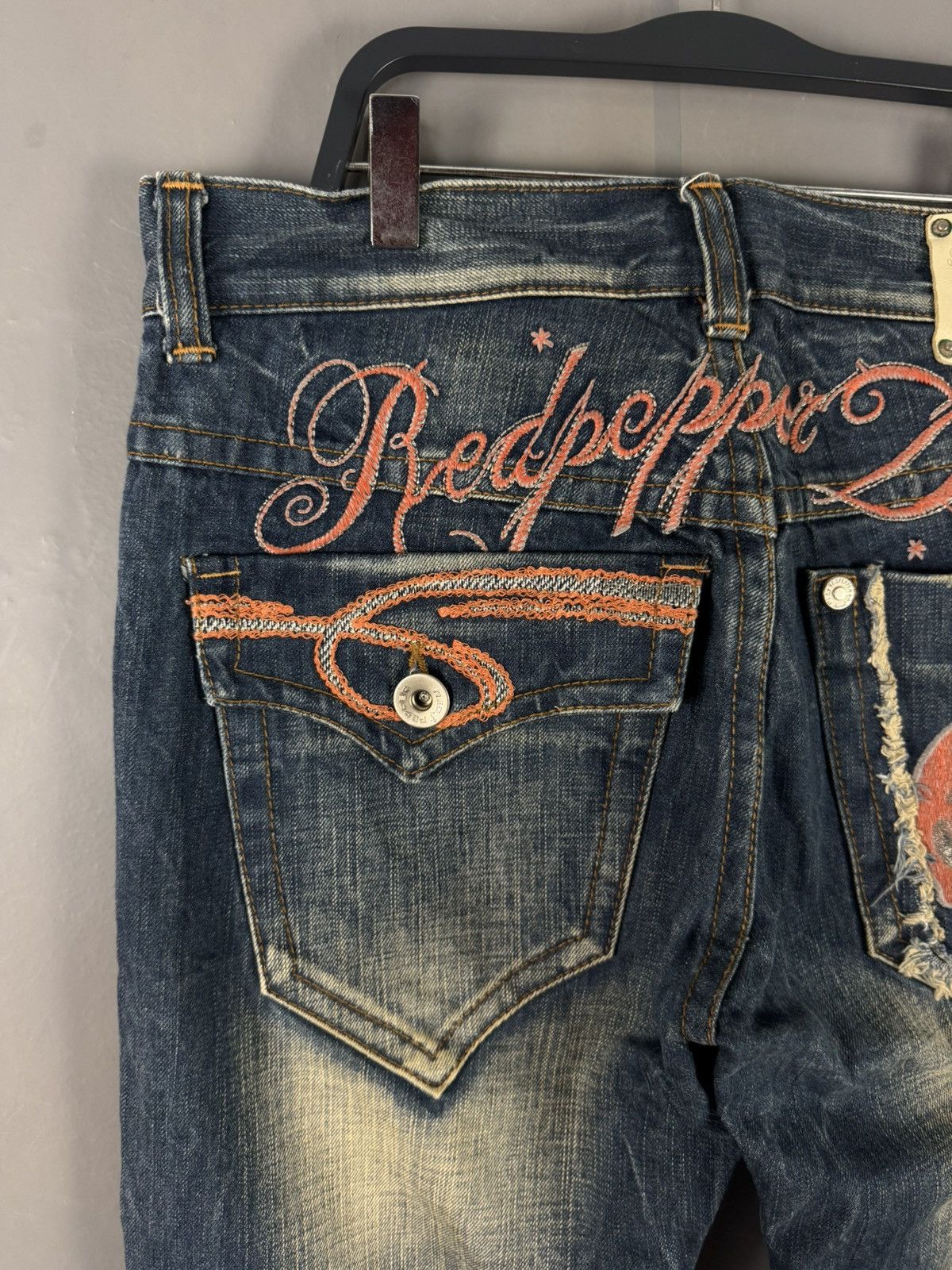 Vintage VINTAGE REDPAPPER JAPANESE STYLE DISTRESSED DENIM Size US 30 / EU 46 - 2 Thumbnail