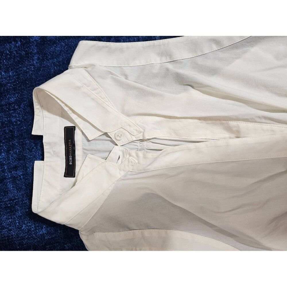 Bcbgmaxazria BCBGMaxAzria Tuxedo Halter Tank Top Collar Large Size L / US 10 / IT 46 - 4 Thumbnail