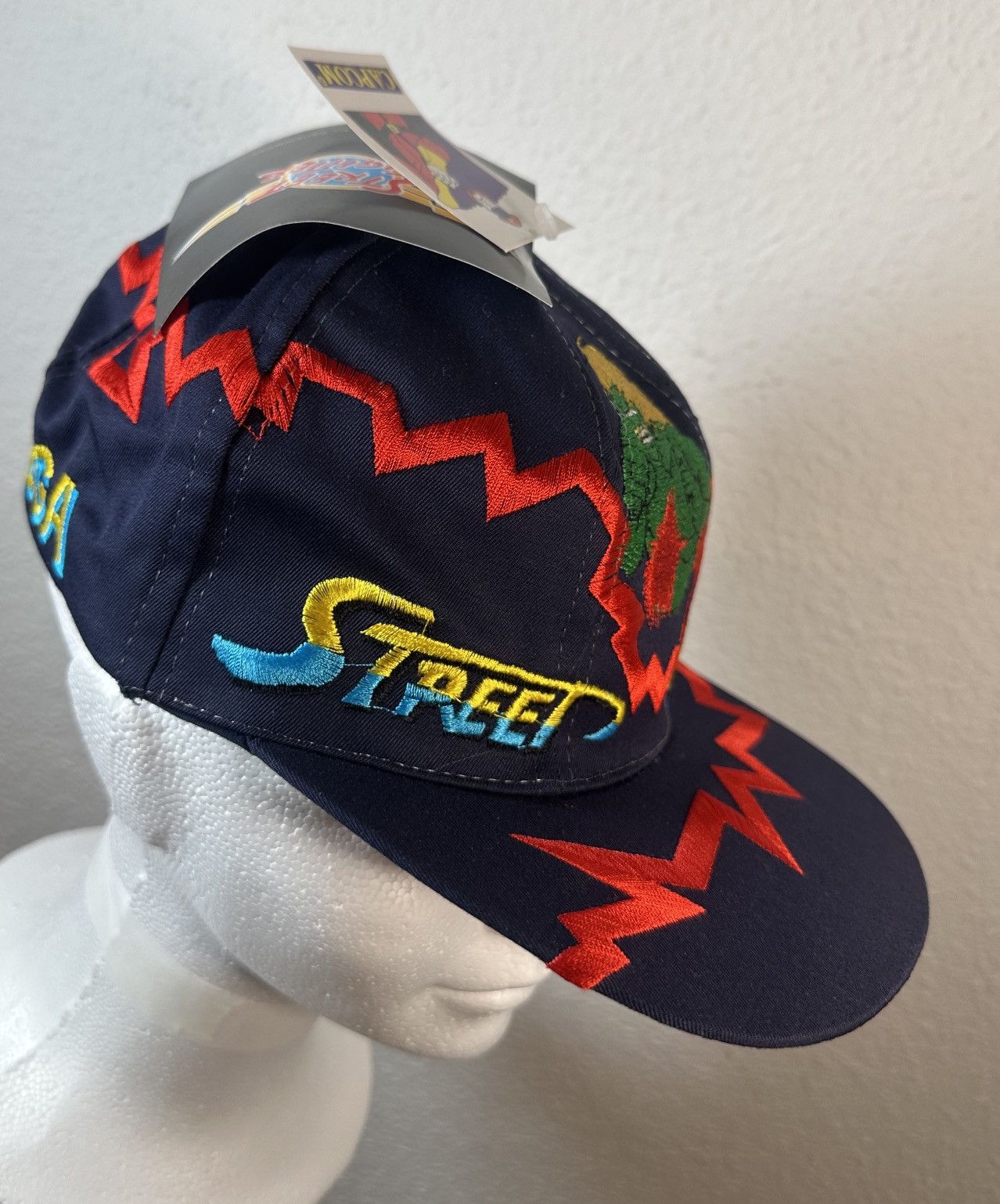 Other 1996 VINTAGE RARE STREET FIGHTER 2 CAP BLANKA Size ONE SIZE - 7 Thumbnail
