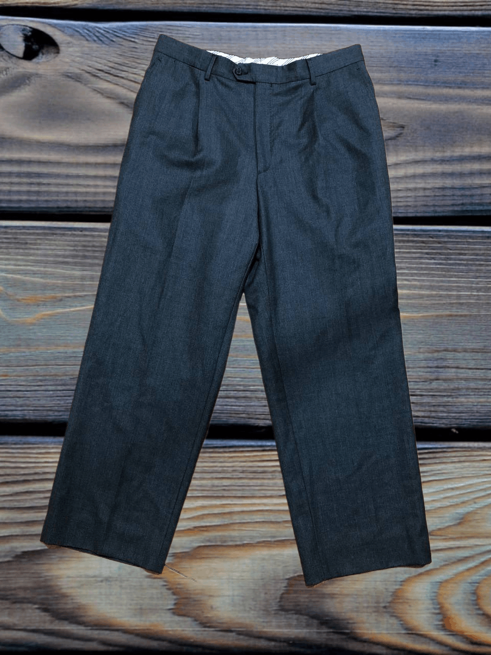Burberry BURBERRY LONDON PLEATED WOOL casual PANTS Size US 38 / EU 54 - 1 Thumbnail