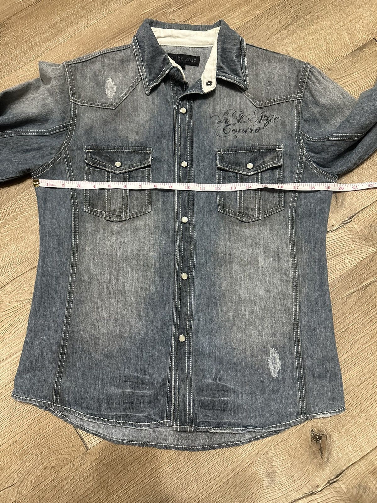 Hysteric Glamour Rockers Heaven In The Attic Hysteric Glamour Denim Shirts Size US M / EU 48-50 / 2 - 4 Thumbnail