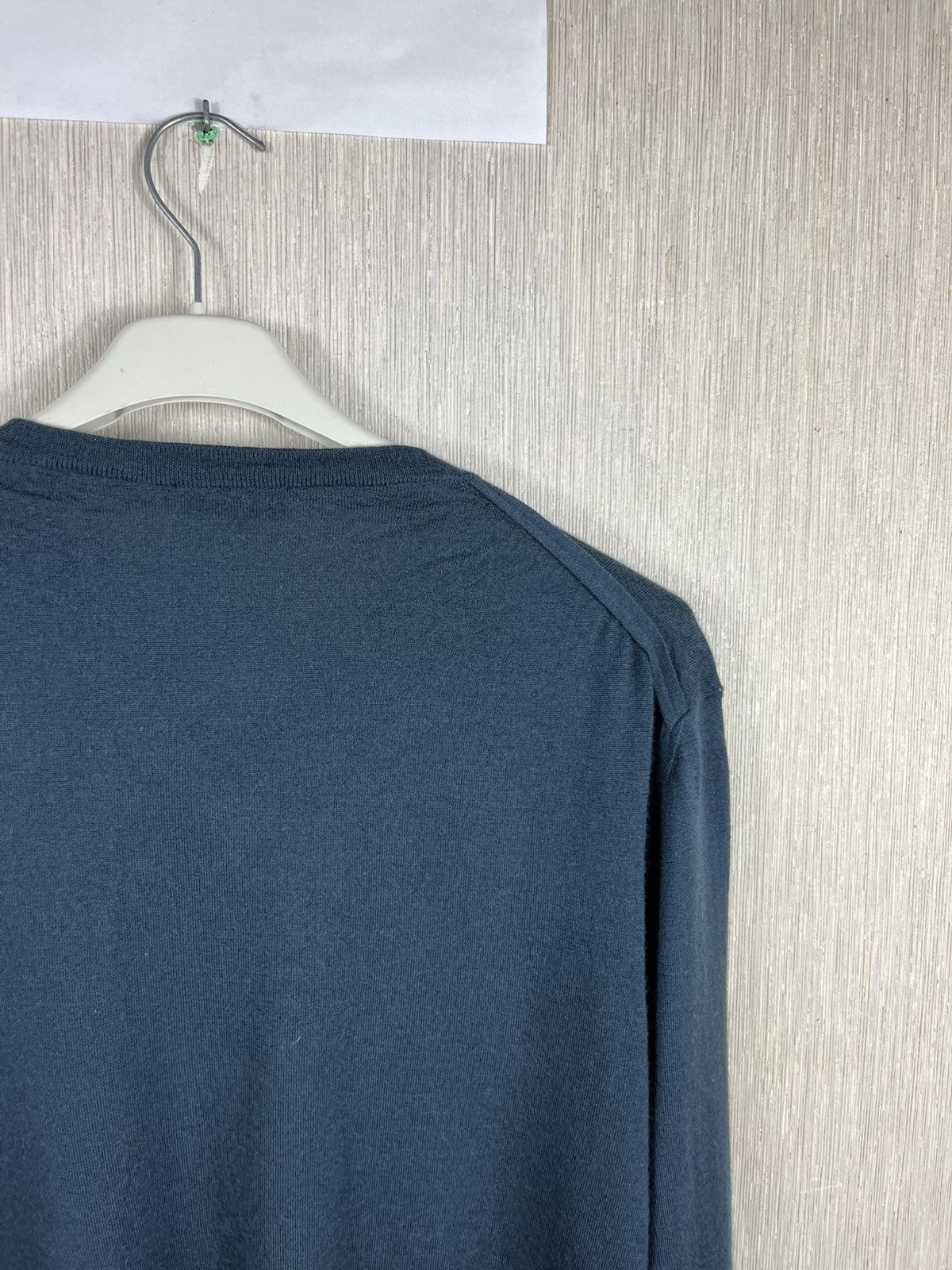 Lanvin × Vintage Vintage Lanvin 100% cashmere v-neck sweater Italian Size US L / EU 52-54 / 3 - 18 Thumbnail