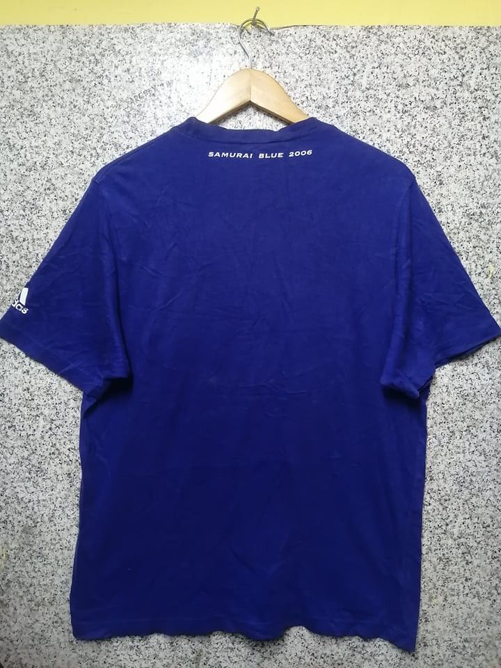 Adidas × Vintage Vintage Adidas Samurai Blue 2006 tshirt Very Rare Size US L / EU 52-54 / 3 - 2 Thumbnail