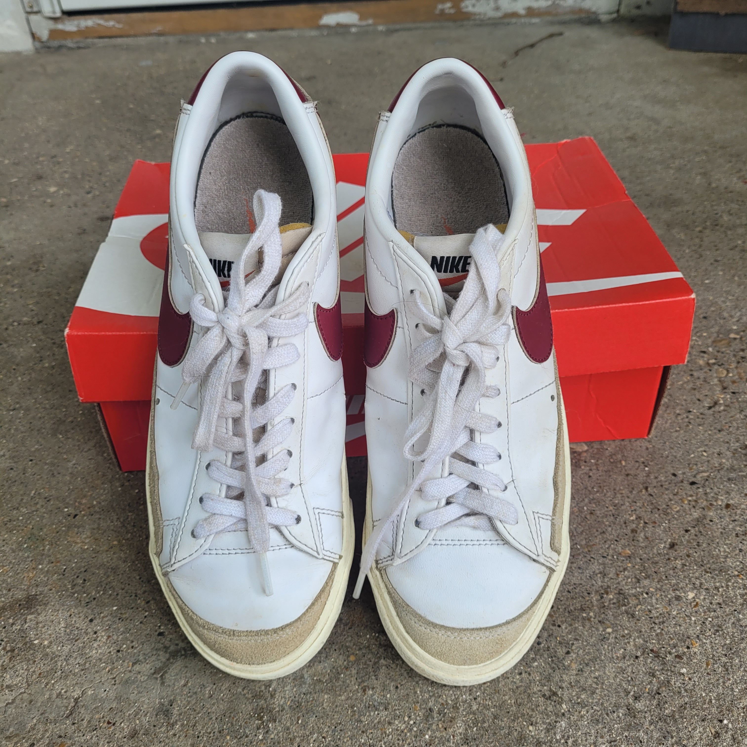 Nike Used Nike Blazer Low White/Red Size US 8 / EU 41 - 8 Thumbnail