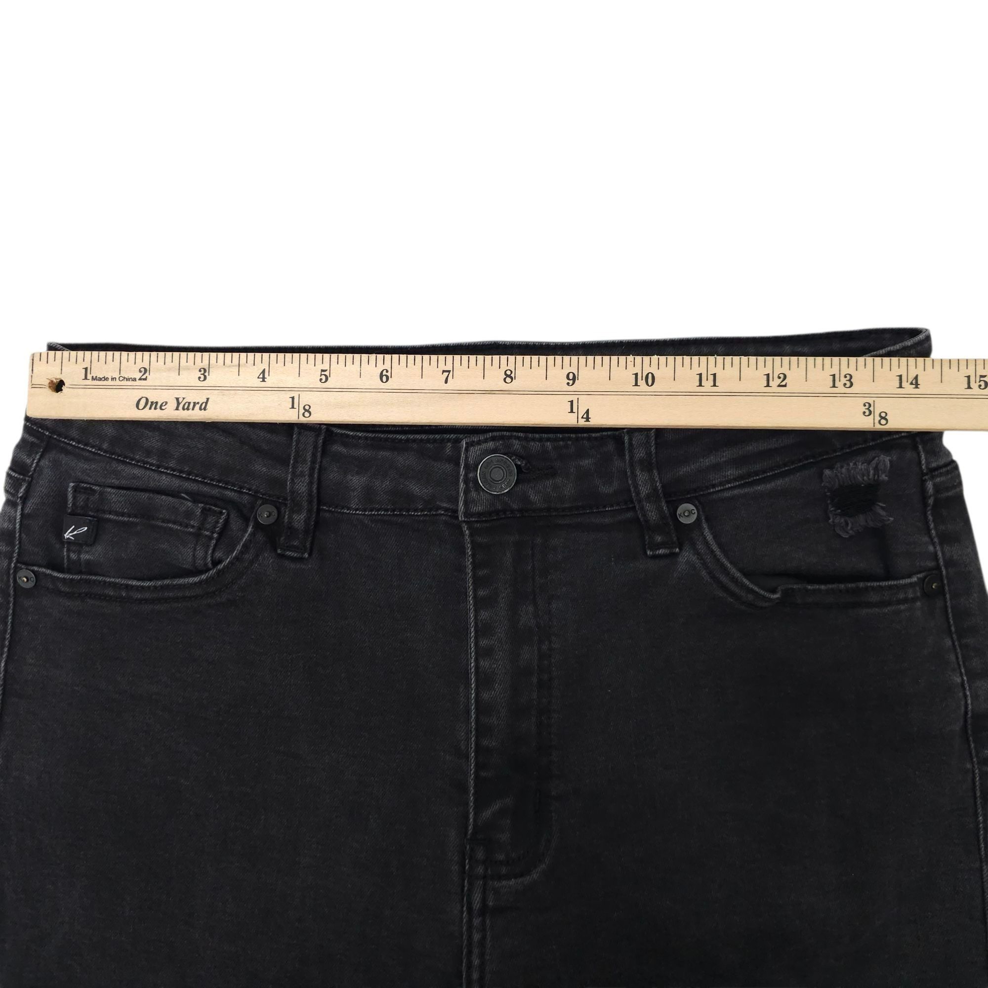 Kancan USA KanCan Distressed Ripped Ankle Skinny Jeans Womens 9 Size 29" - 3 Thumbnail