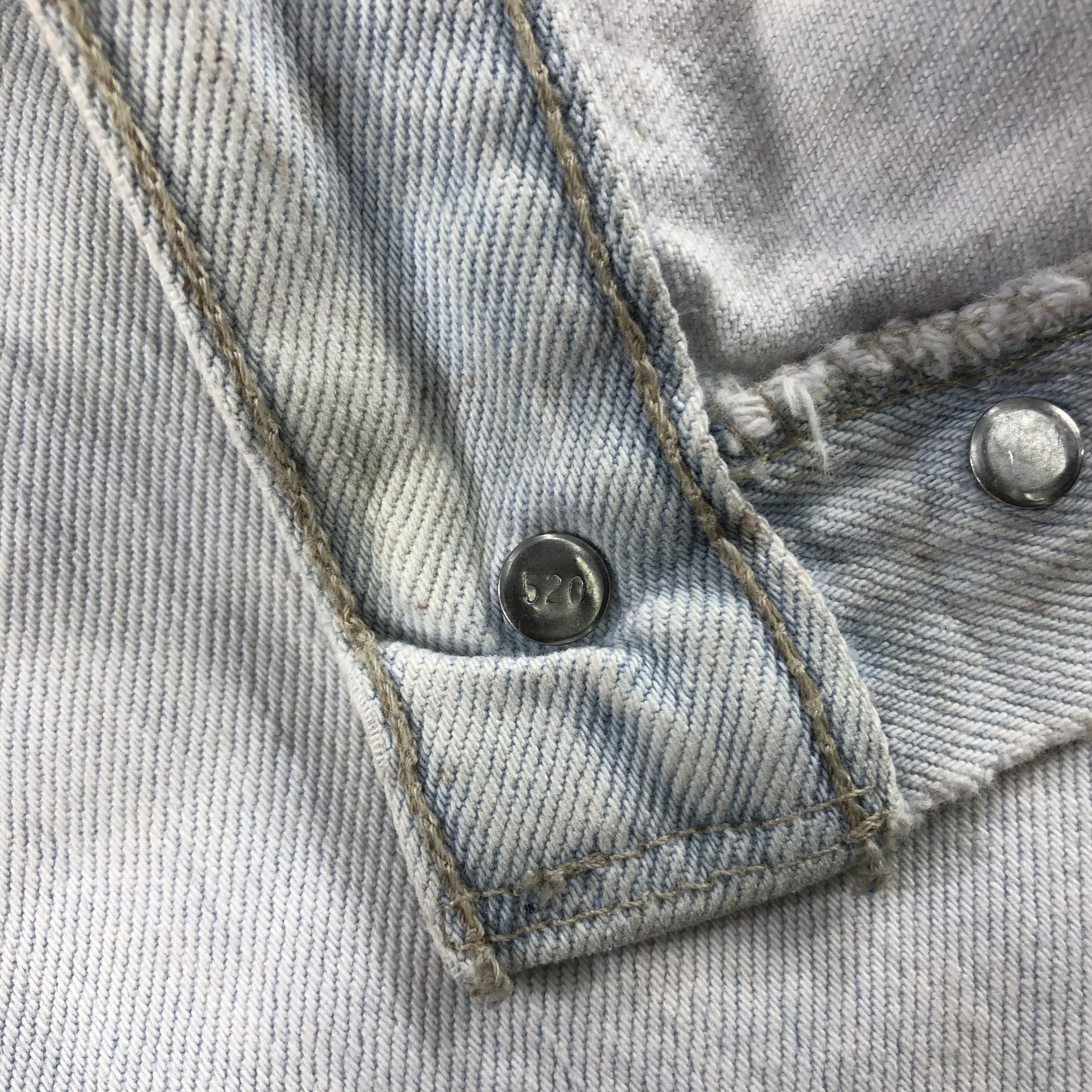 Levi's 90s Vintage Light Wash Levis 501 Jeans-JM2465 Size US 35 - 16 Thumbnail