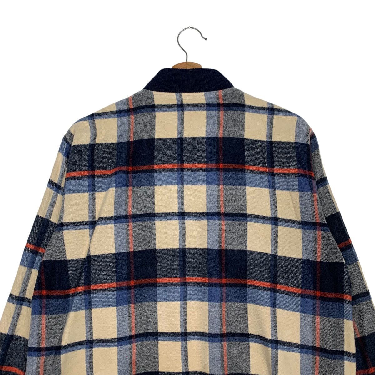 Vintage Vintage 90's Unbrand Checked Plaid Bomber Jacket #2700-C121 Size US M / EU 48-50 / 2 - 14 Thumbnail
