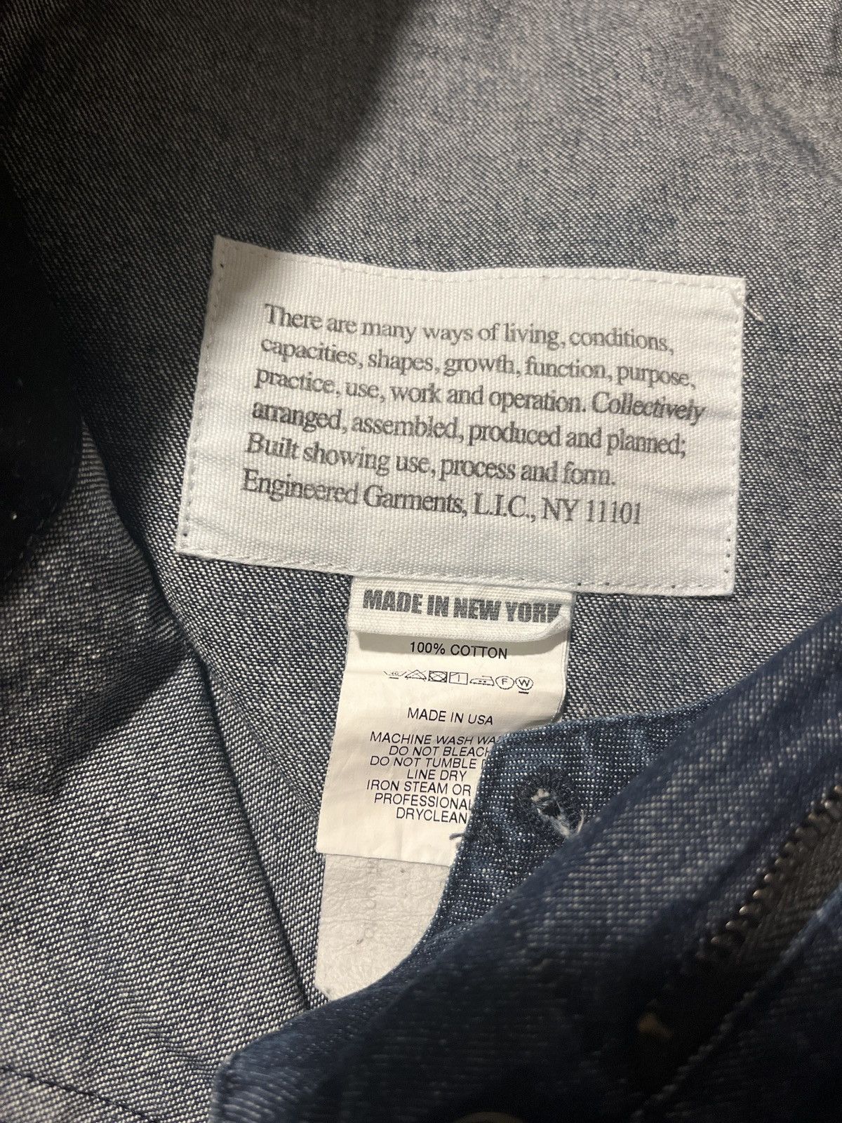 Engineered Garments Engineered Garments Fatigue shorts industrial 8 oz denim Size US 32 / EU 48 - 4 Thumbnail