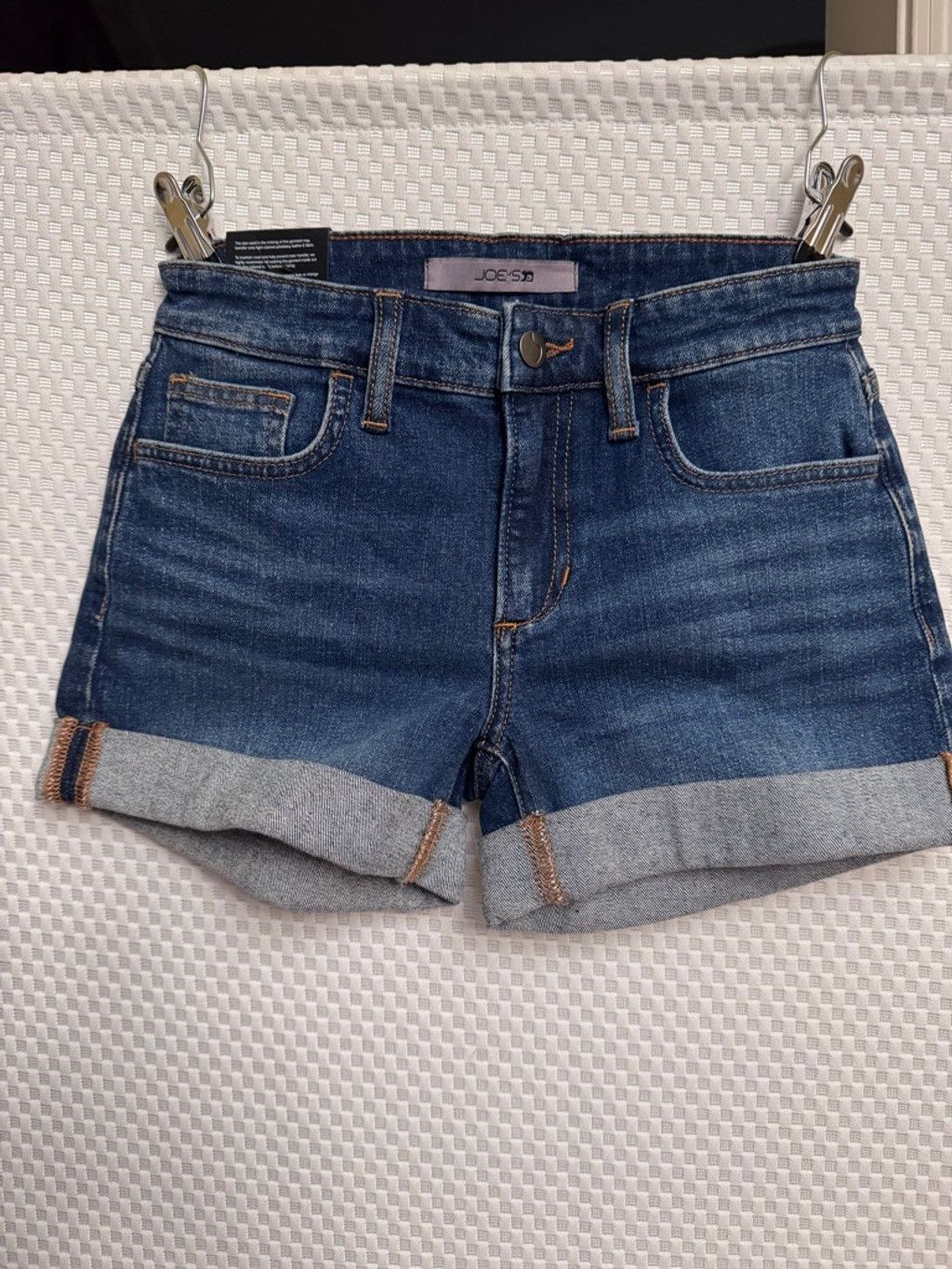 Joe's Joe's Jeans Mid-Rise Cuffed Denim Shorts XS Size 23" - 1 Thumbnail