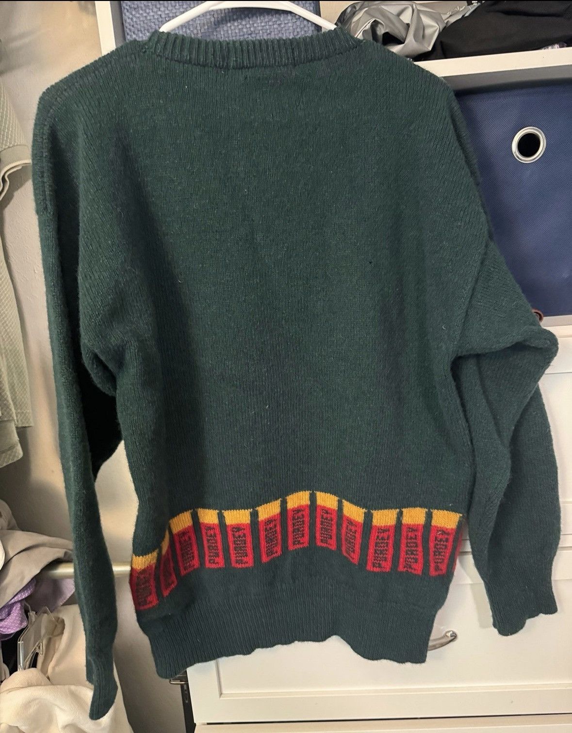 Vintage James Purdey & Sons Men’s L Pure New Wool Bespoke Sweater Size US L / EU 52-54 / 3 - 2 Thumbnail