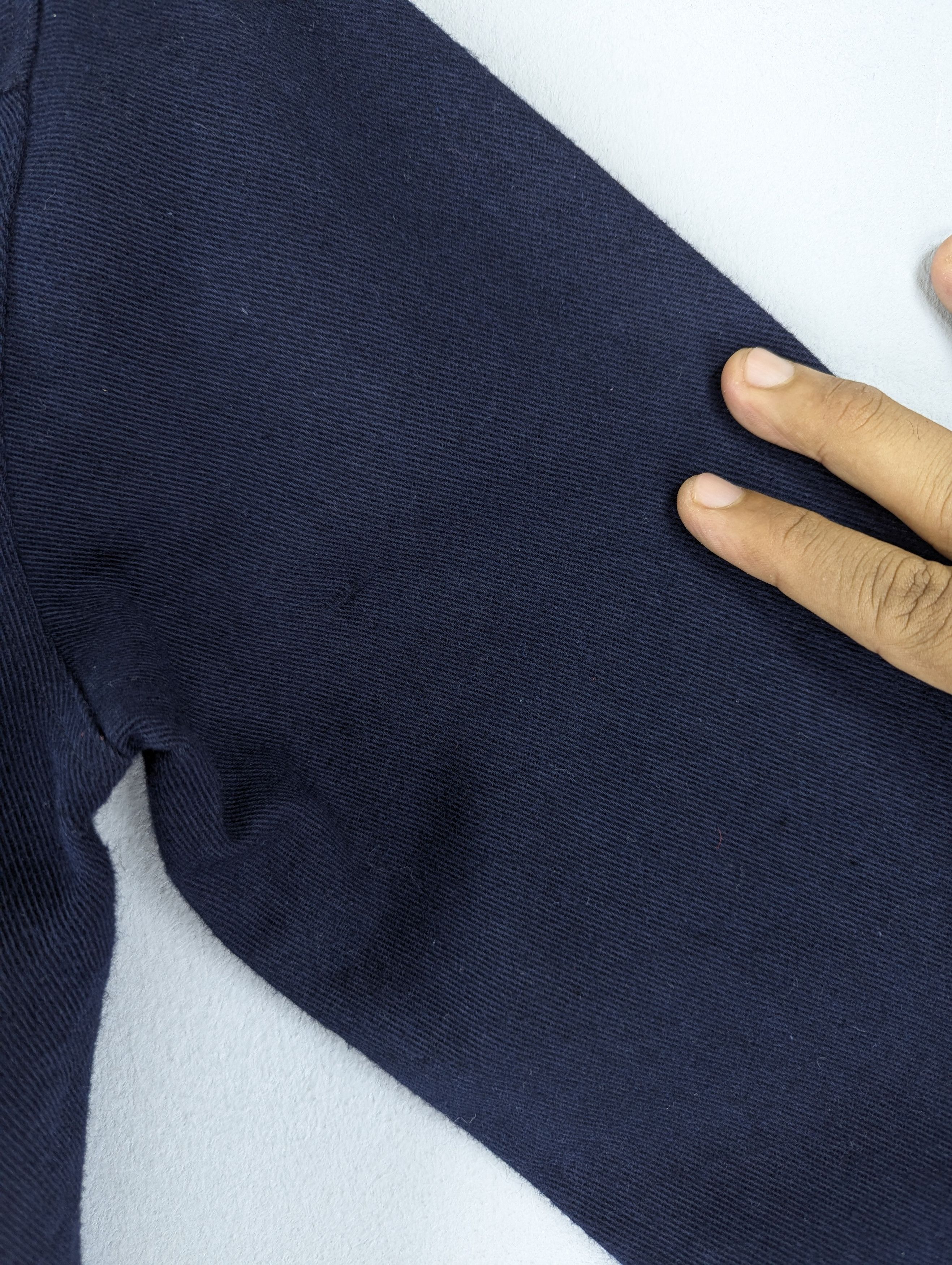 Japanese Brand Navy Blue Quadro Japan Button Ups Jacket Size 2 Size US M / EU 48-50 / 2 - 10 Thumbnail