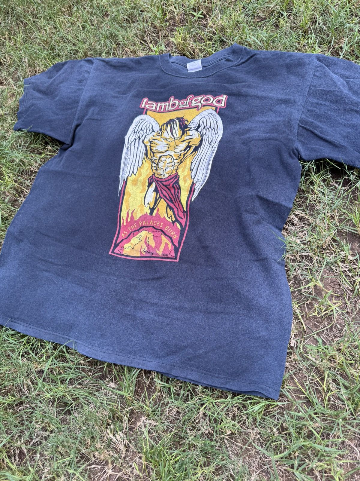 Vintage Lamb of God As The Palaces Burn T-shirt vintage 90s Size US L / EU 52-54 / 3 - 5 Thumbnail