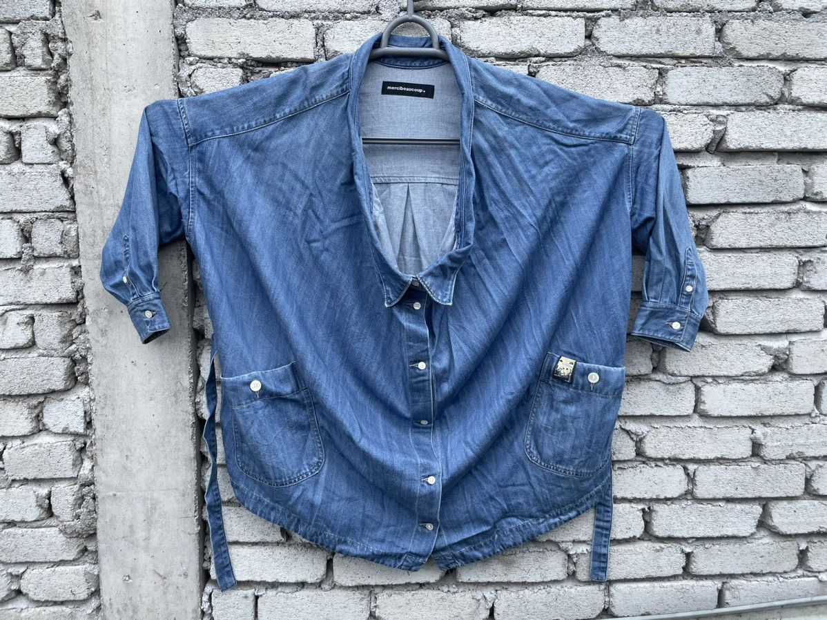 Issey Miyake × mercibeaucoup Mercibeaucorp Indigo Dye Baggy Hype Jacket Size S / US 4 / IT 40 - 1 Thumbnail