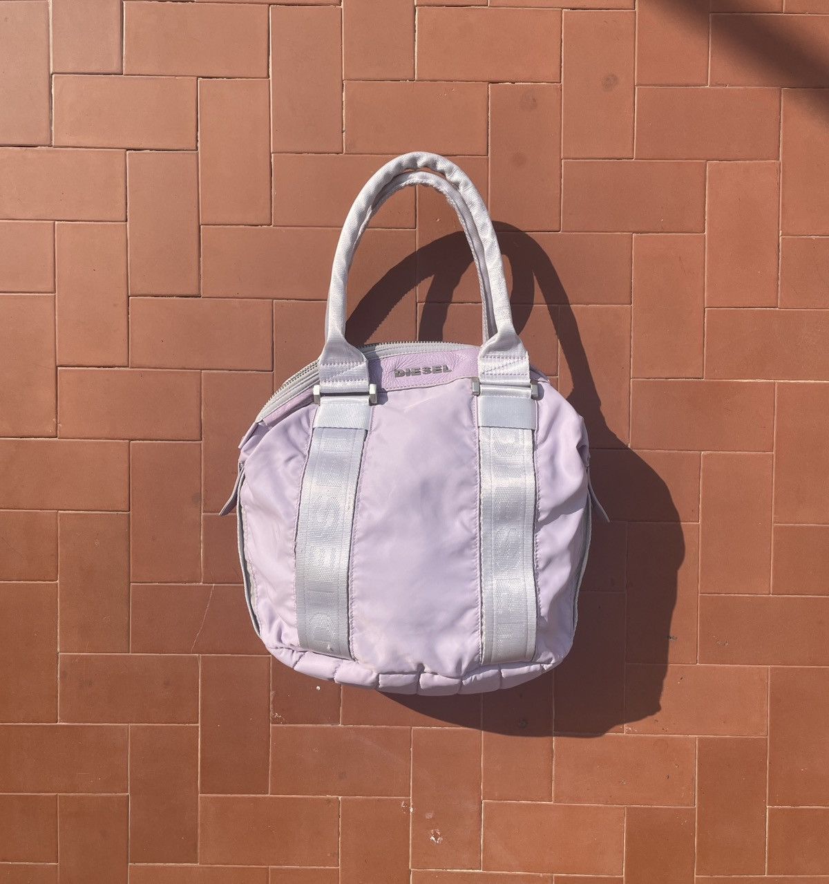 Diesel NEW DIESEL Y2K PURPLE NYLON HAND BAG Size ONE SIZE - 4 Thumbnail