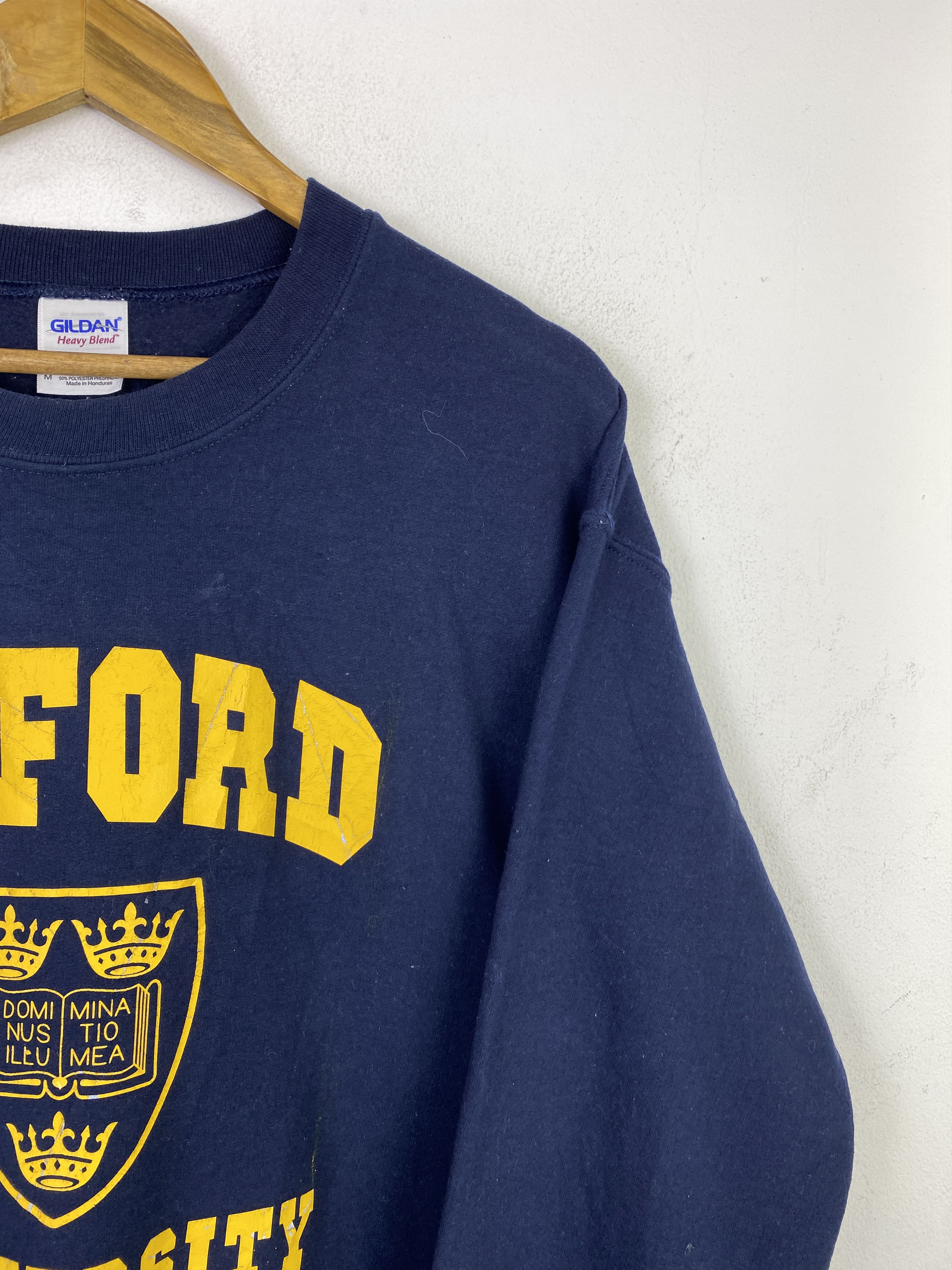 Vintage Vintage Oxford University Wording Crewneck Sweatshirt SH0367 Size US M / EU 48-50 / 2 - 6 Thumbnail