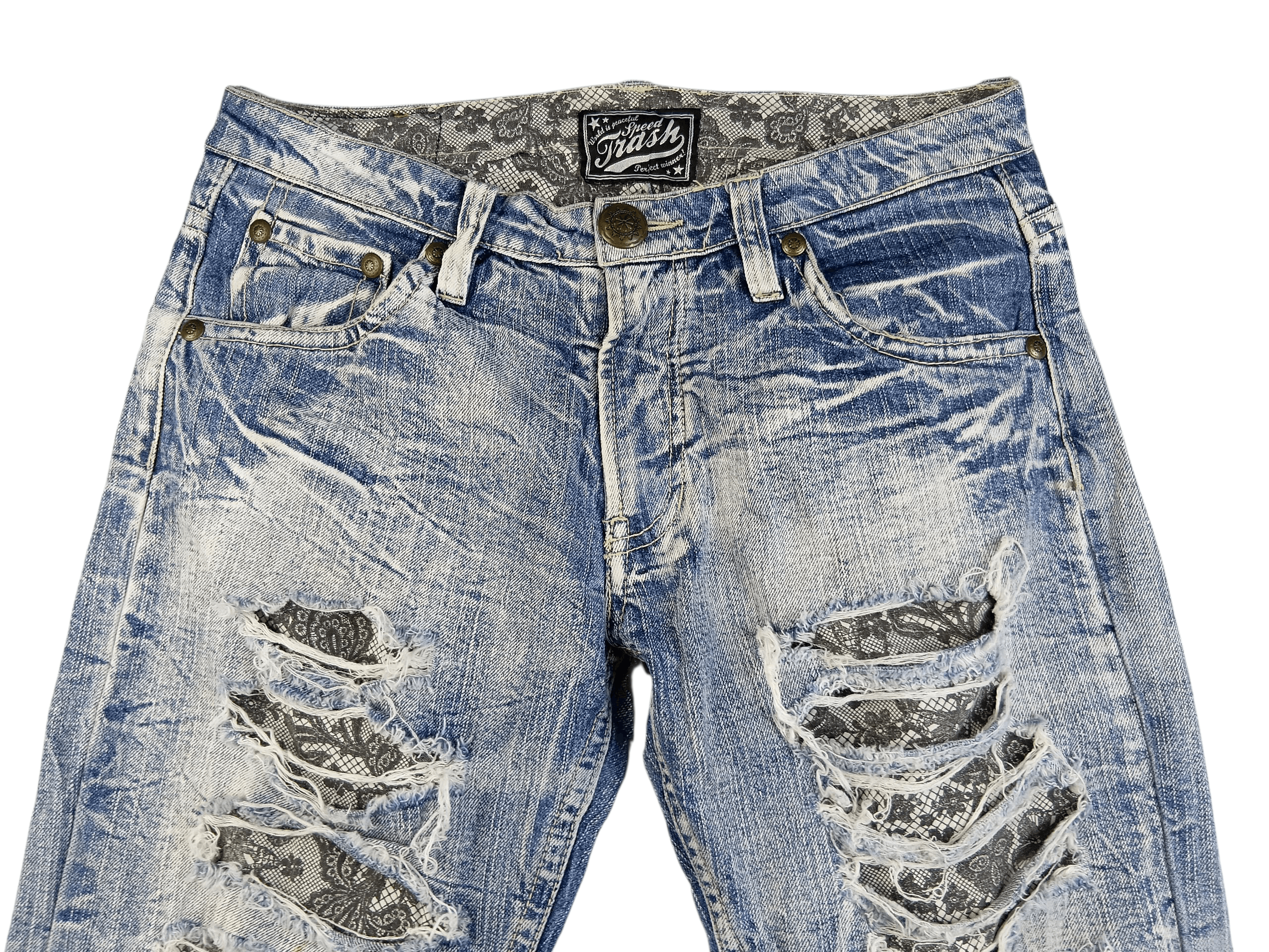 Hysteric Glamour Vintage Speed Trash Japanese Distressed Phantom Size US 33 - 3 Thumbnail