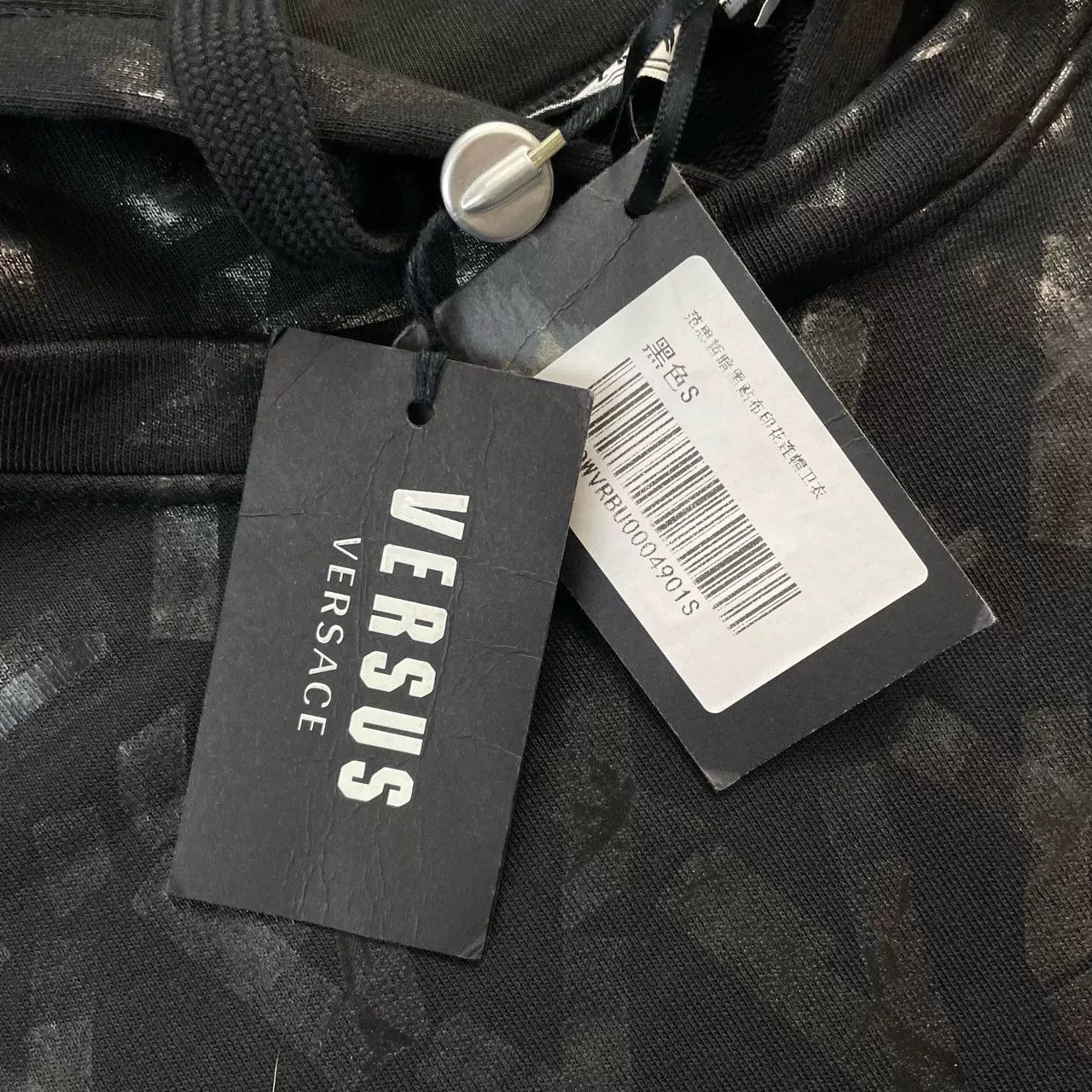 Versace Versace Black Printed Hoodie Size US S / EU 44-46 / 1 - 3 Thumbnail