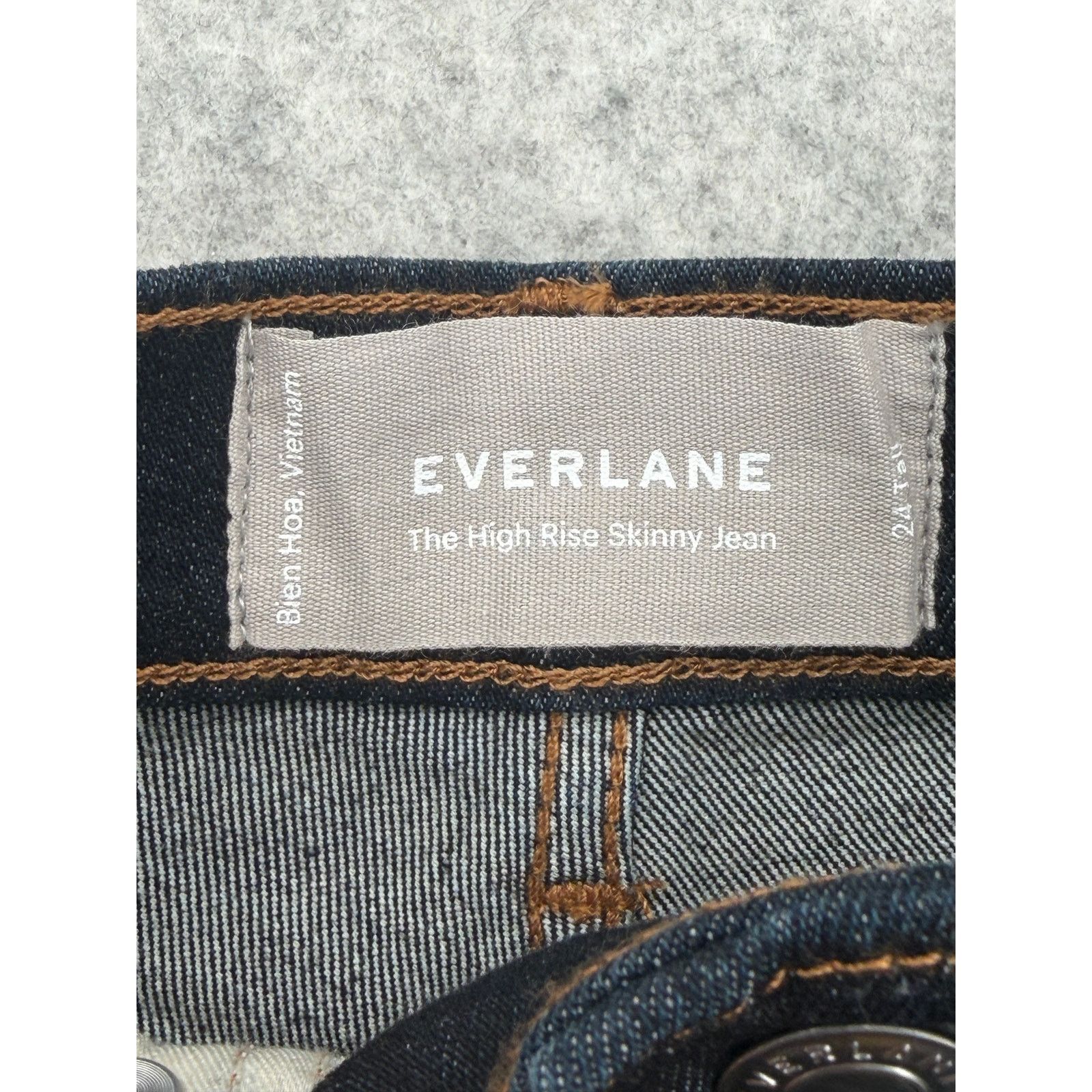 Everlane NWT Everlane Authentic Stretch High-Rise Indigo Skinny Jeans Size 24" / US 00 / IT 34 - 6 Thumbnail