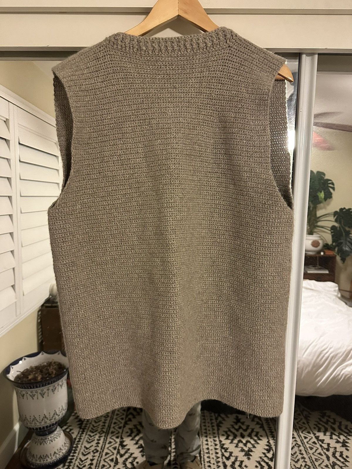 The Elder Statesman The elder statesman crochet button up vest Size US M / EU 48-50 / 2 - 3 Thumbnail