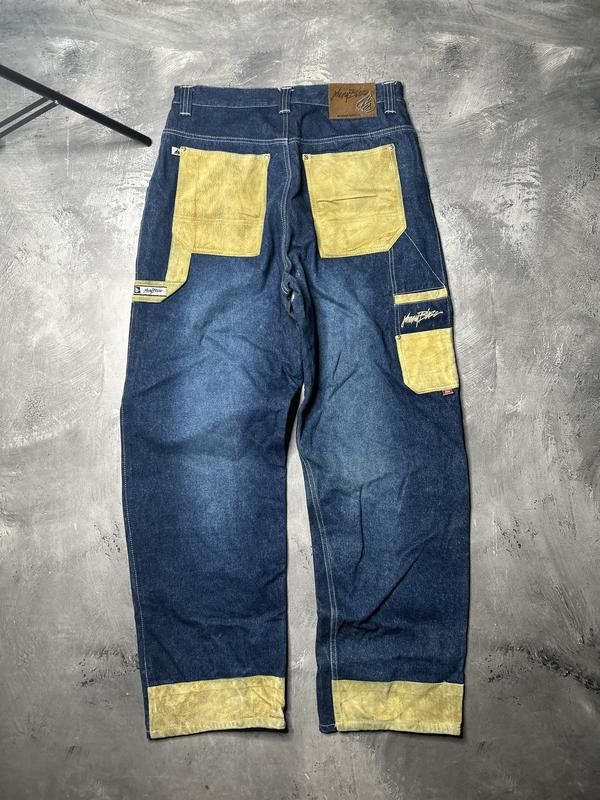 Wu-Tang Clan Johnny Blaze jeans, Wu Wear, vintage hip hop baggy, 90s 34 Size US 34 / EU 50 - 2 Thumbnail