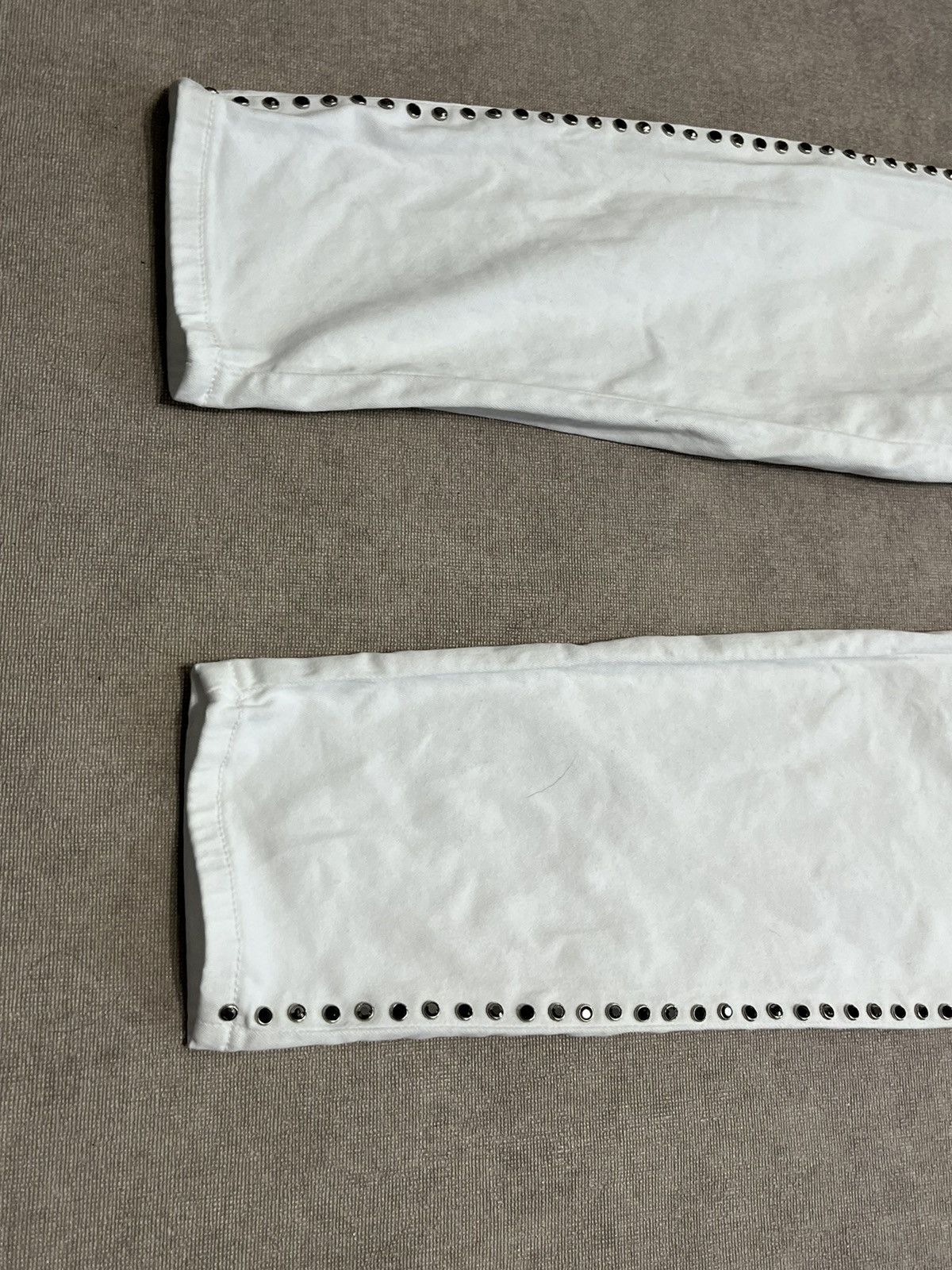 Roberto Cavalli Roberto Just Cavalli Womens White Skinny Jeans Denim Size 28 Size 27" / US 4 / IT 40 - 5 Thumbnail