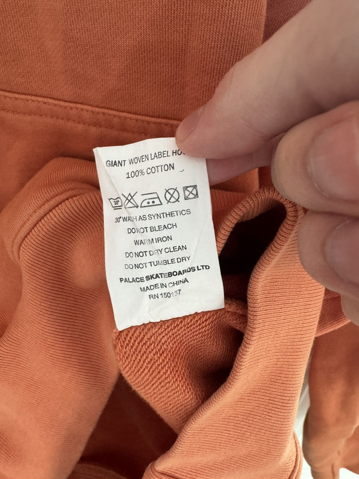 Palace Palace Giant Woven Label Hoodie Size US L / EU 52-54 / 3 - 5 Thumbnail