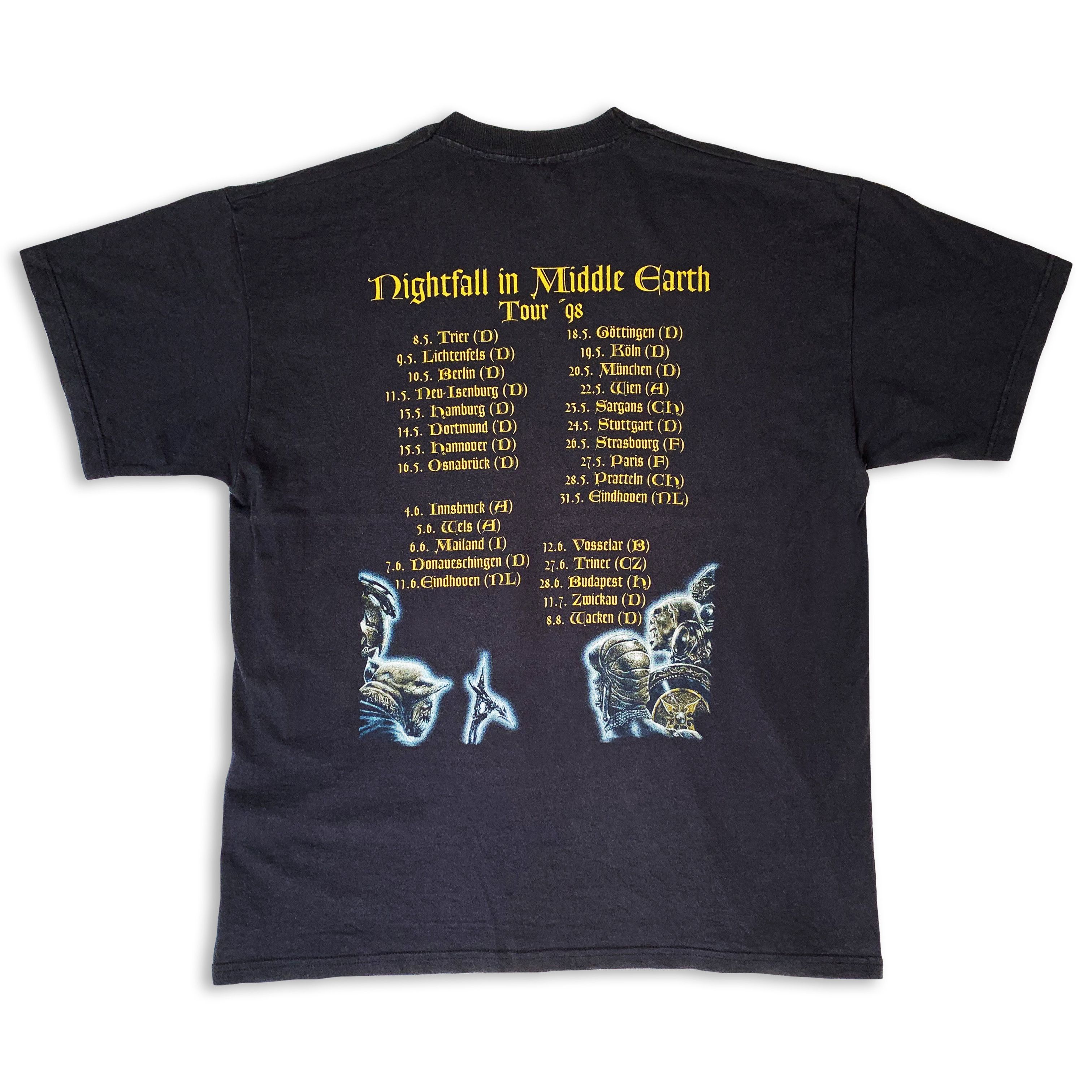 Band Tees 1998 BLIND GUARDIAN t shirt Nightfall in Middle Earth Tour Size US XL / EU 56 / 4 - 3 Thumbnail