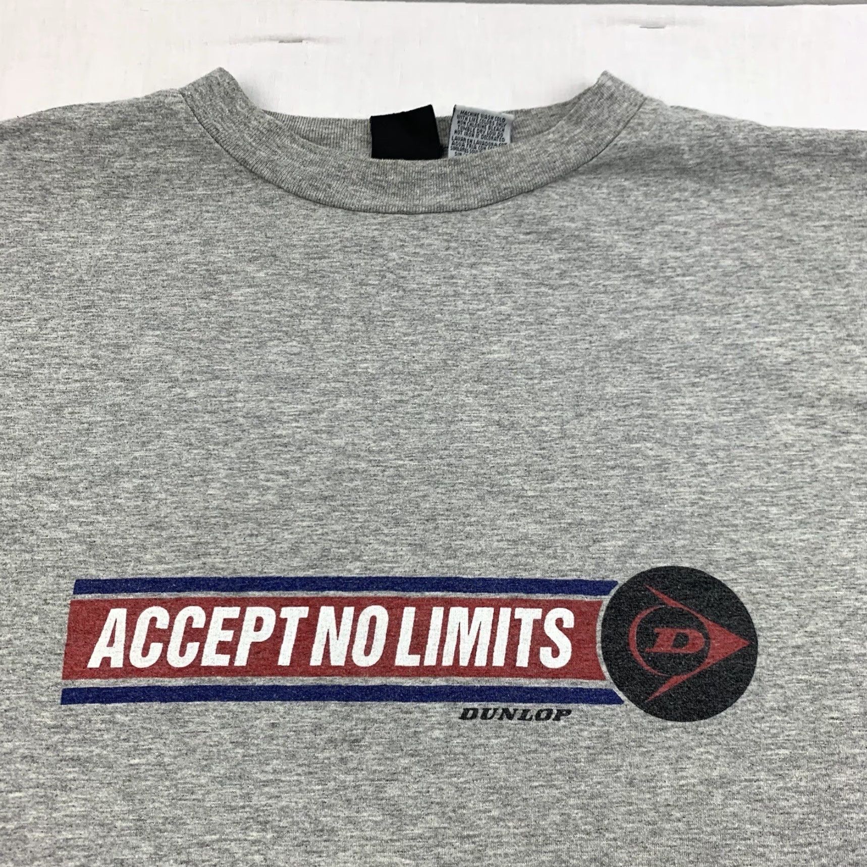 Dunlop VINTAGE Dunlop Sport Shirt Adult XL Gray 90s Y2K No Limits Sports Athletic T-Shirt Men Short Sleeve Crew Neck Size US XL / EU 56 / 4 - 2 Thumbnail