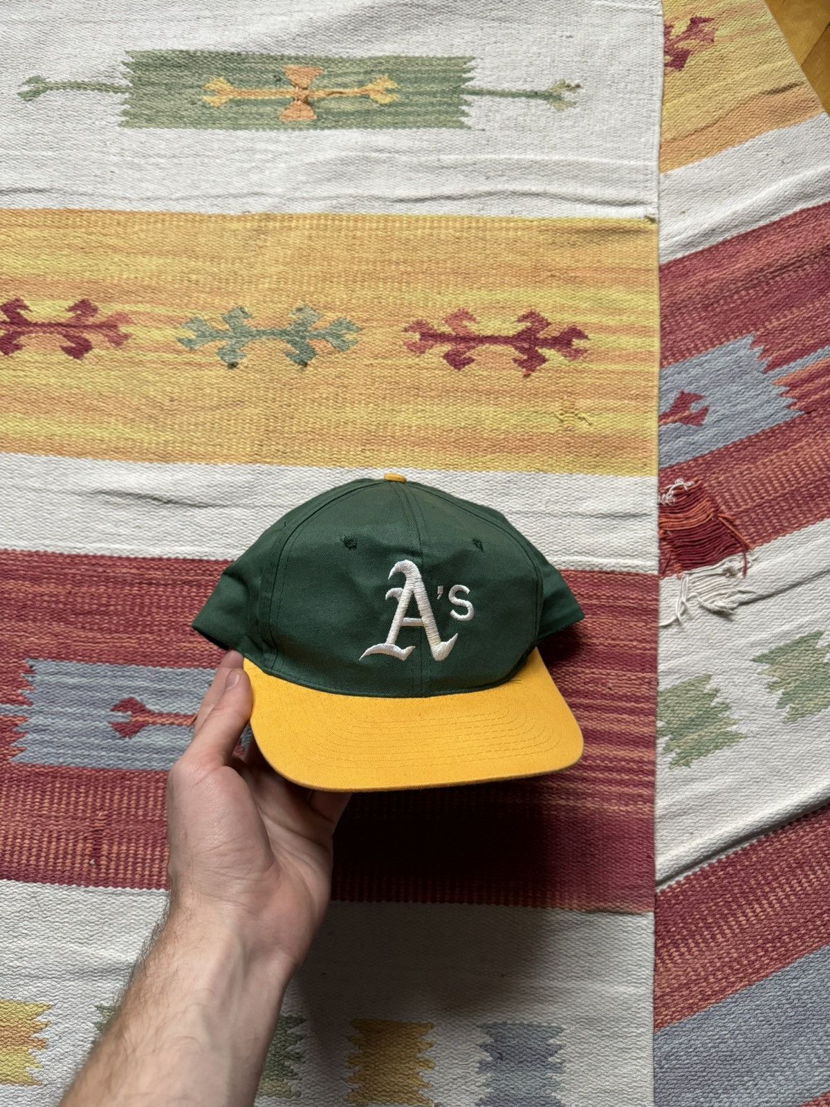 MLB Vintage 90’s A’s Oakland Athletics MLB Baseball Hat Size ONE SIZE - 1 Thumbnail