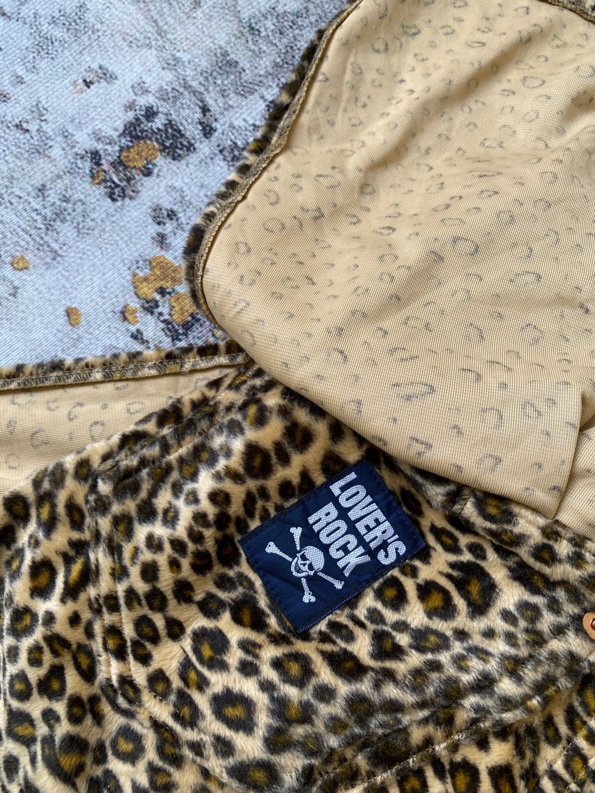 Japanese Brand Vintage Super Love’r Rock Japan Punk Velvet Leopard Bondage Size US 26 / EU 42 - 18 Thumbnail