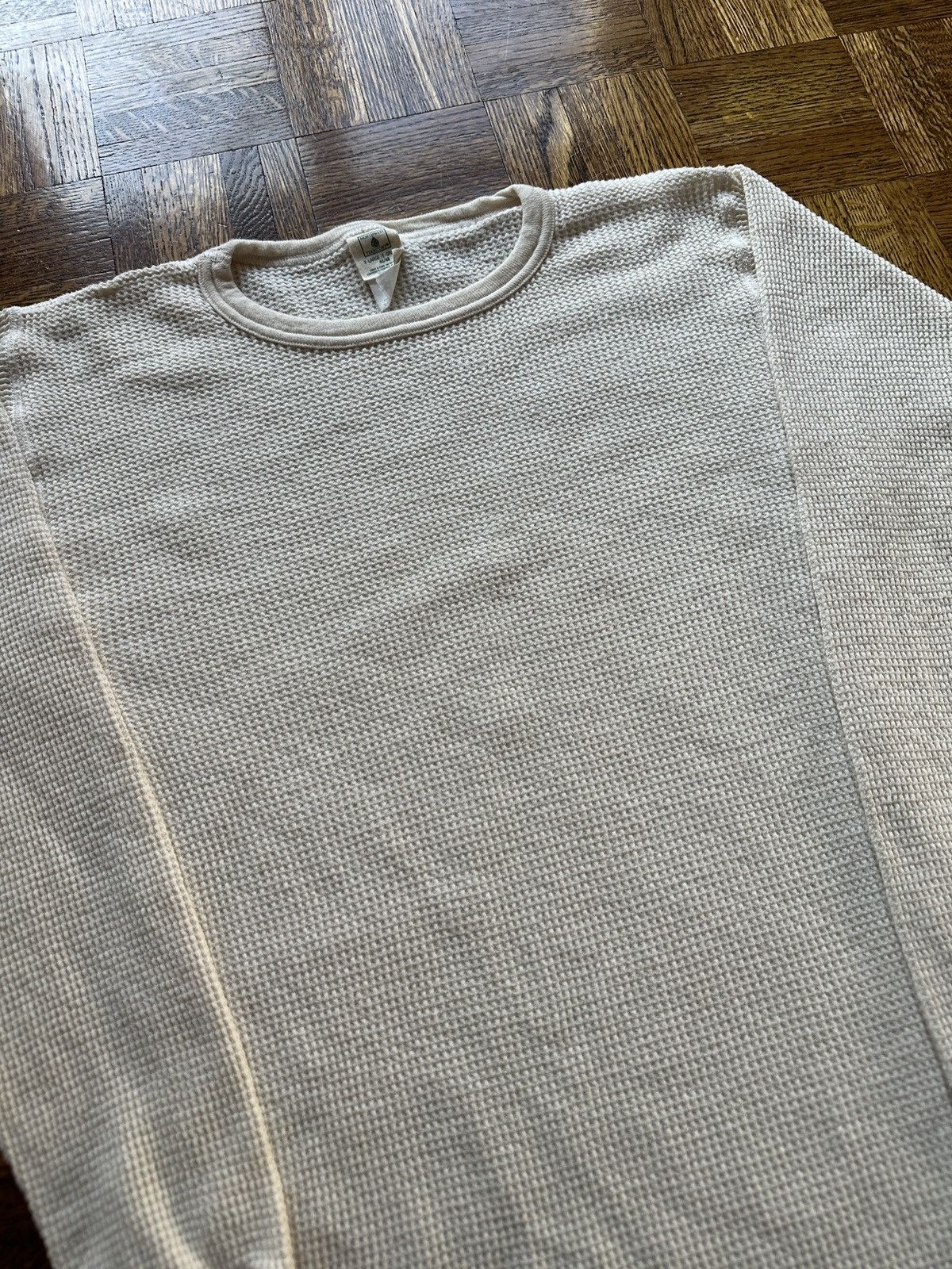 Japanese Brand Vintage Waffle Knit Thermal Shirt Size US XL / EU 56 / 4 - 2 Thumbnail