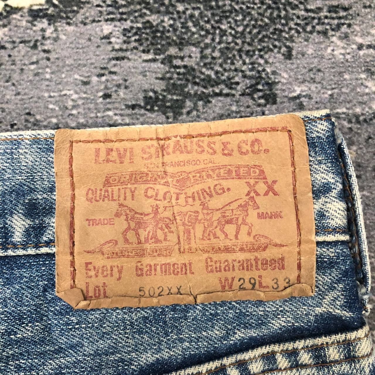 Levi's × Levi's Vintage Clothing P752 VTG 502xx BIG E SELVEDGE LEVI'S JEANS Size US 29 - 3 Thumbnail