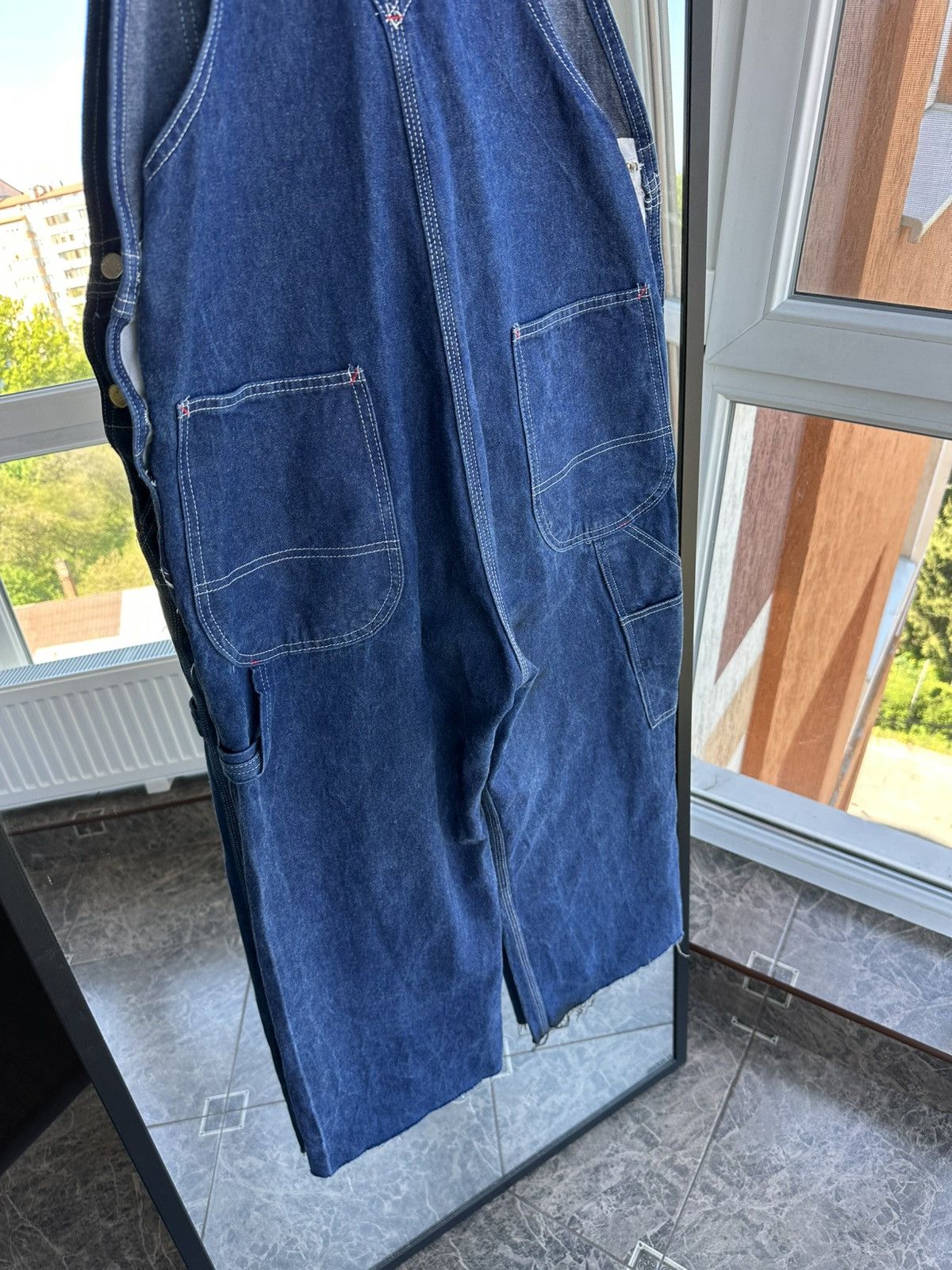 Dickies Vintage Dickies Woman Denim Workwear Overall Sz M Size 32" / US 10 / IT 46 - 8 Thumbnail
