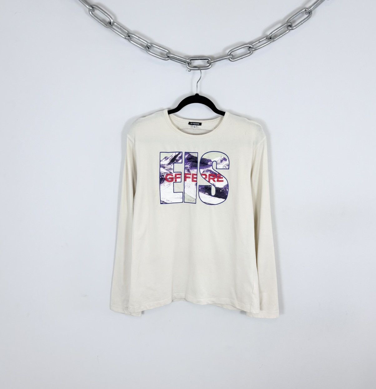 GF Ferre Vintage Gianfranco Ferre SS05 Women’s Long Sleeve T-Shirt Size XL / US 12-14 / IT 48-50 - 1 Thumbnail