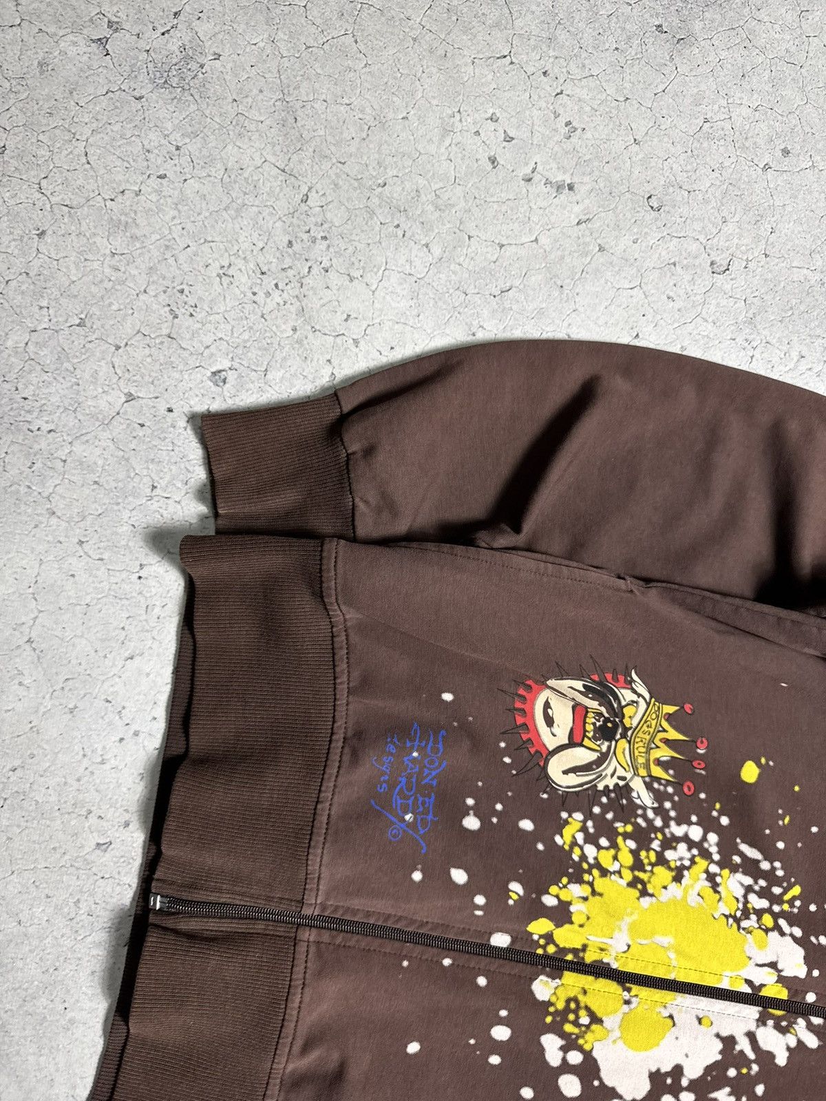Ed Hardy Ed Hardy by Christian Audigier Women’s Full Zip Hoodie Size L / US 10 / IT 46 - 3 Thumbnail