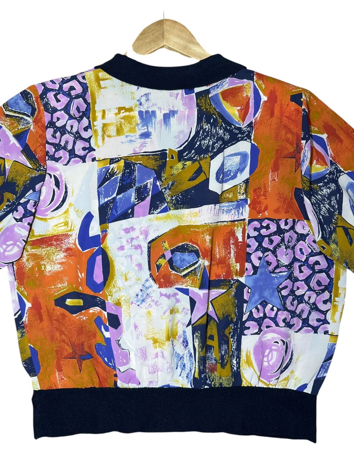 Japanese Brand Vintage Abstract Print made in Japan Size L / US 10 / IT 46 - 4 Thumbnail